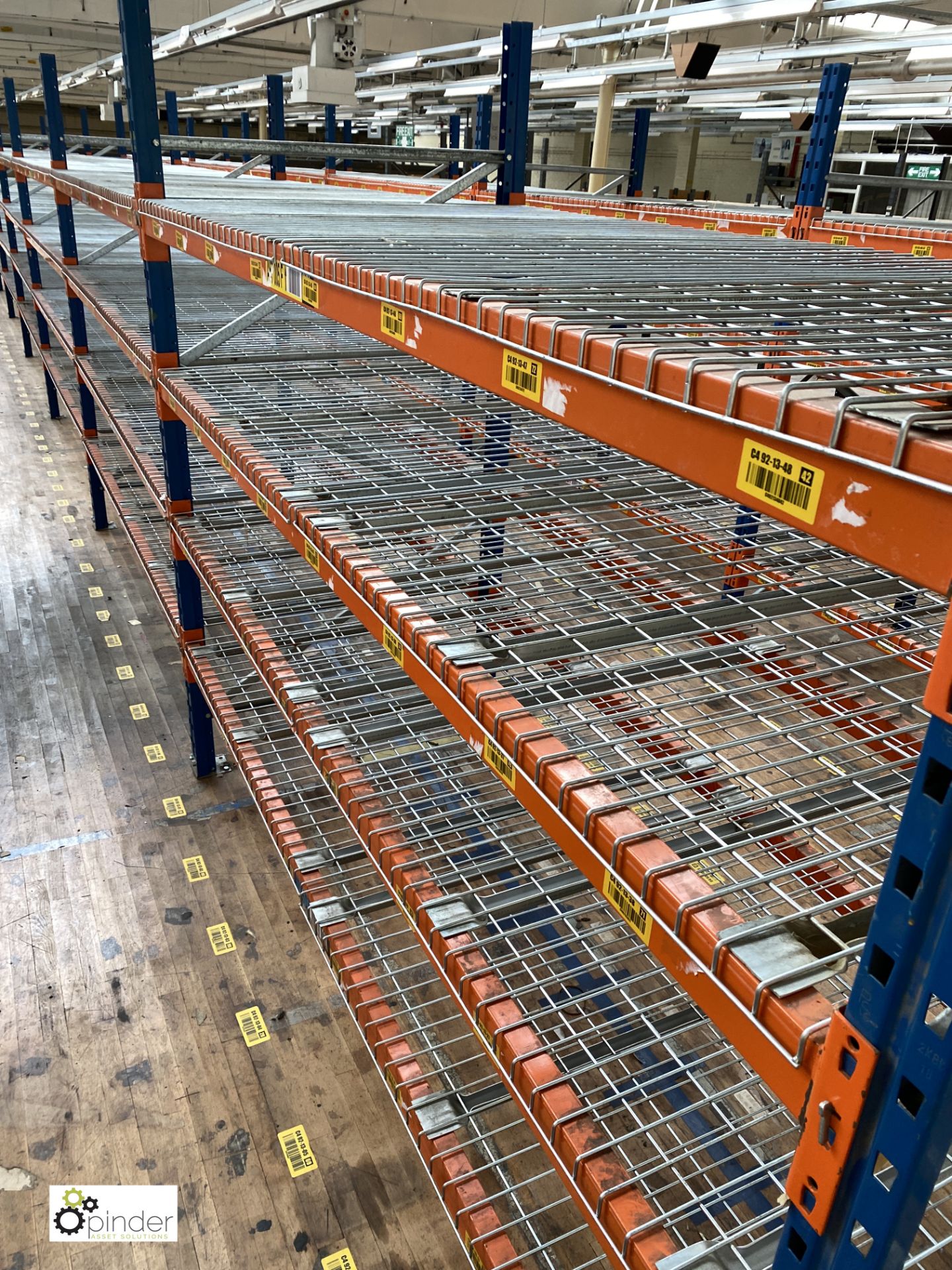 7 bays PSS 2K85 16 boltless Stock Racking, comprising 8 uprights 2400mm x 1200mm, 56 beams 2700mm, - Image 2 of 4