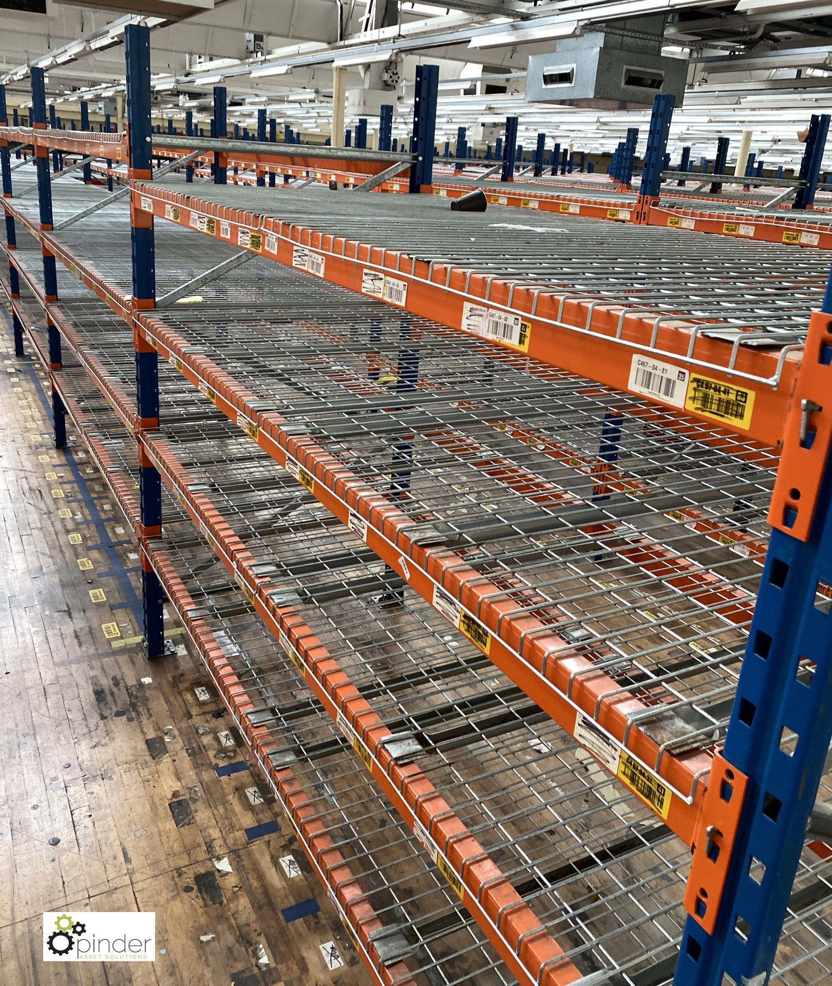 7 bays PSS 2K85 16 boltless Stock Racking, comprising 8 uprights 2400mm x 1200mm, 56 beams 2700mm, - Image 2 of 4