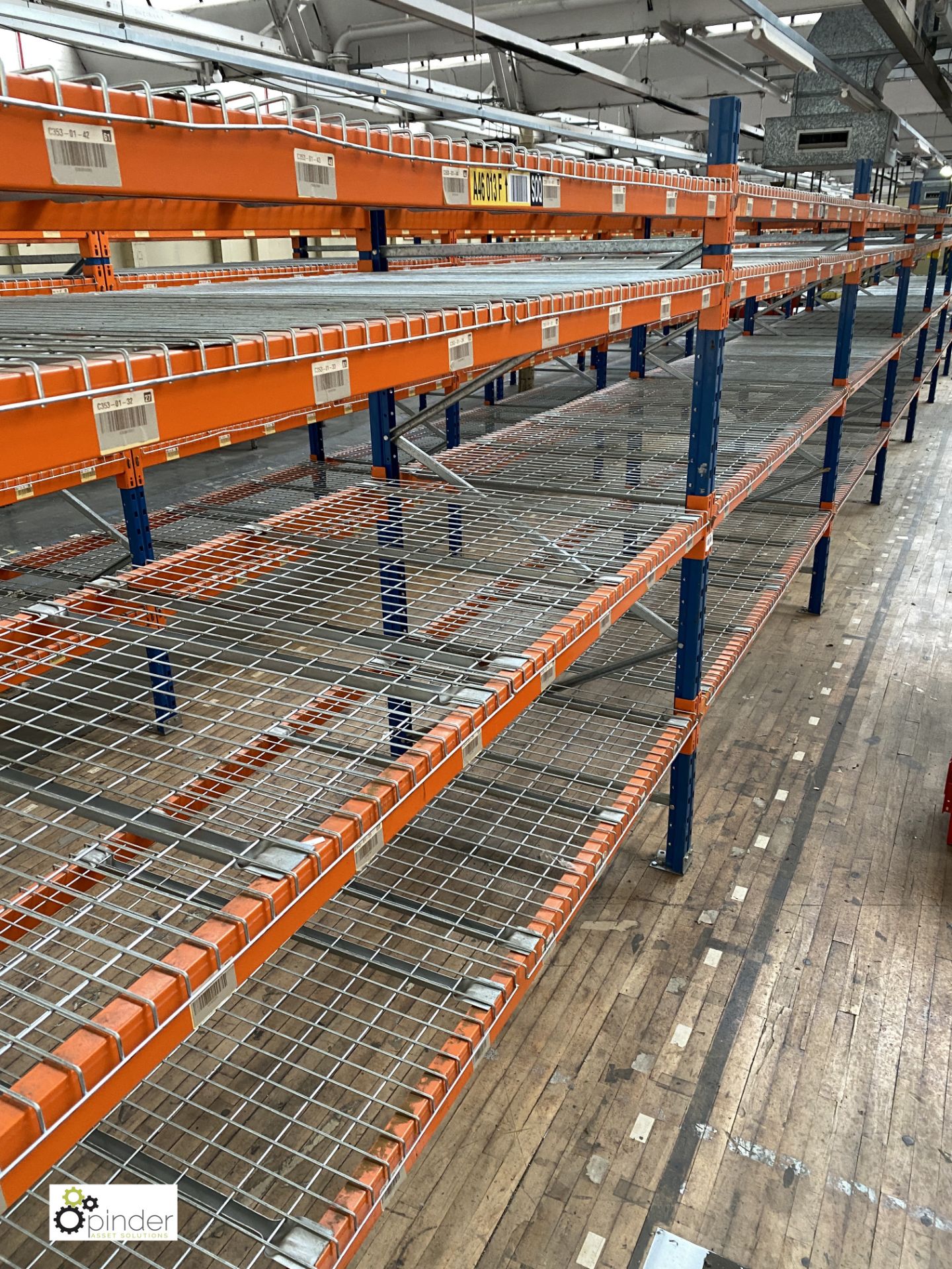 7 bays PSS 2K85 16 boltless Stock Racking, comprising 8 uprights 2400mm x 1200mm, 56 beams 2700mm, - Image 3 of 5