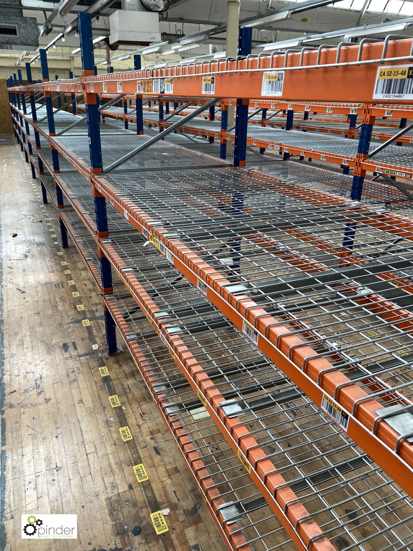 8 bays PSS 2K85 16 boltless Stock Racking, comprising 9 uprights 2400mm x 1200mm, 64 beams 2700mm, - Image 2 of 4