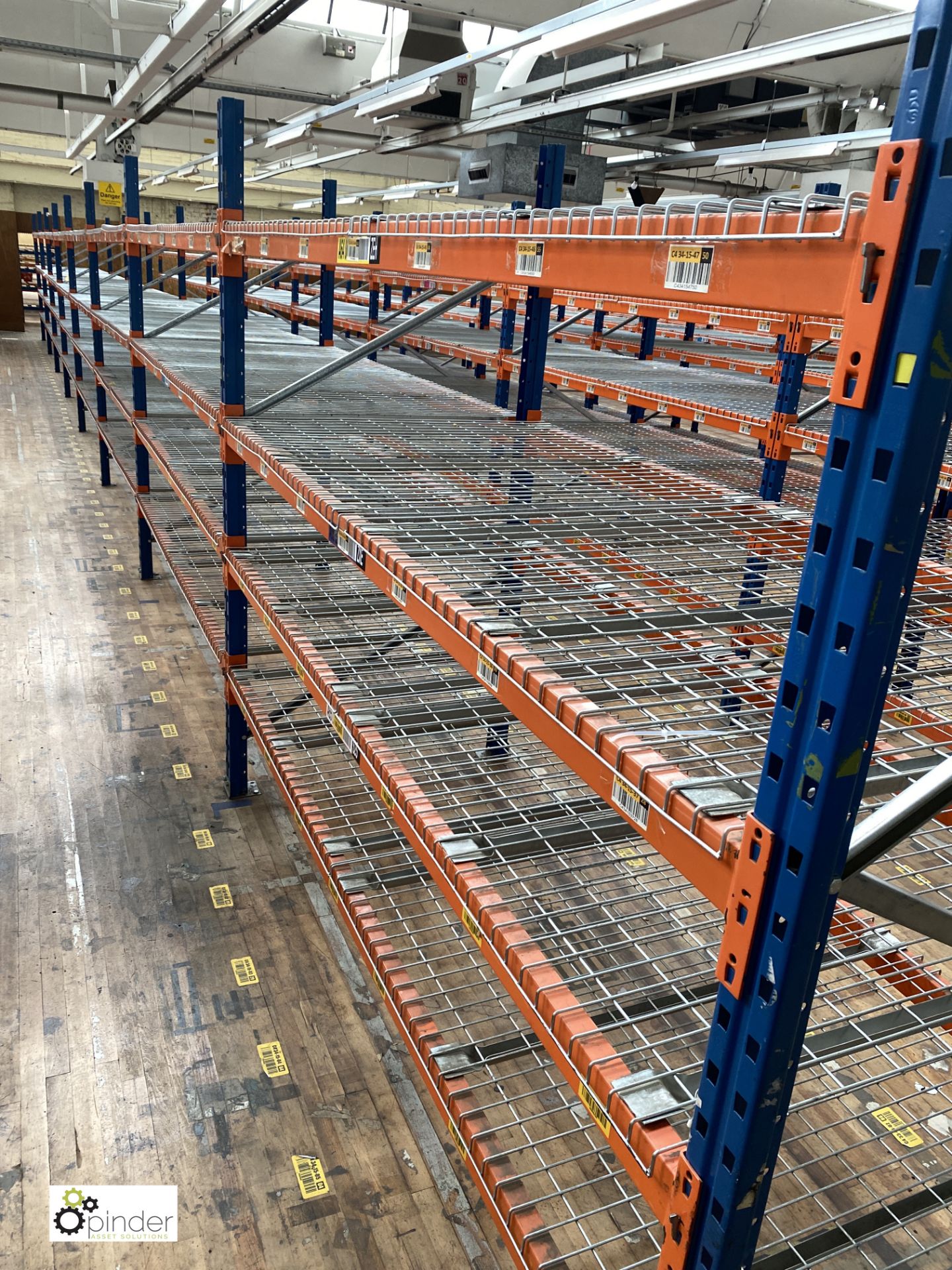 8 bays PSS 2K85 16 boltless Stock Racking, comprising 9 uprights 2400mm x 1200mm, 64 beams 2700mm, - Image 2 of 4