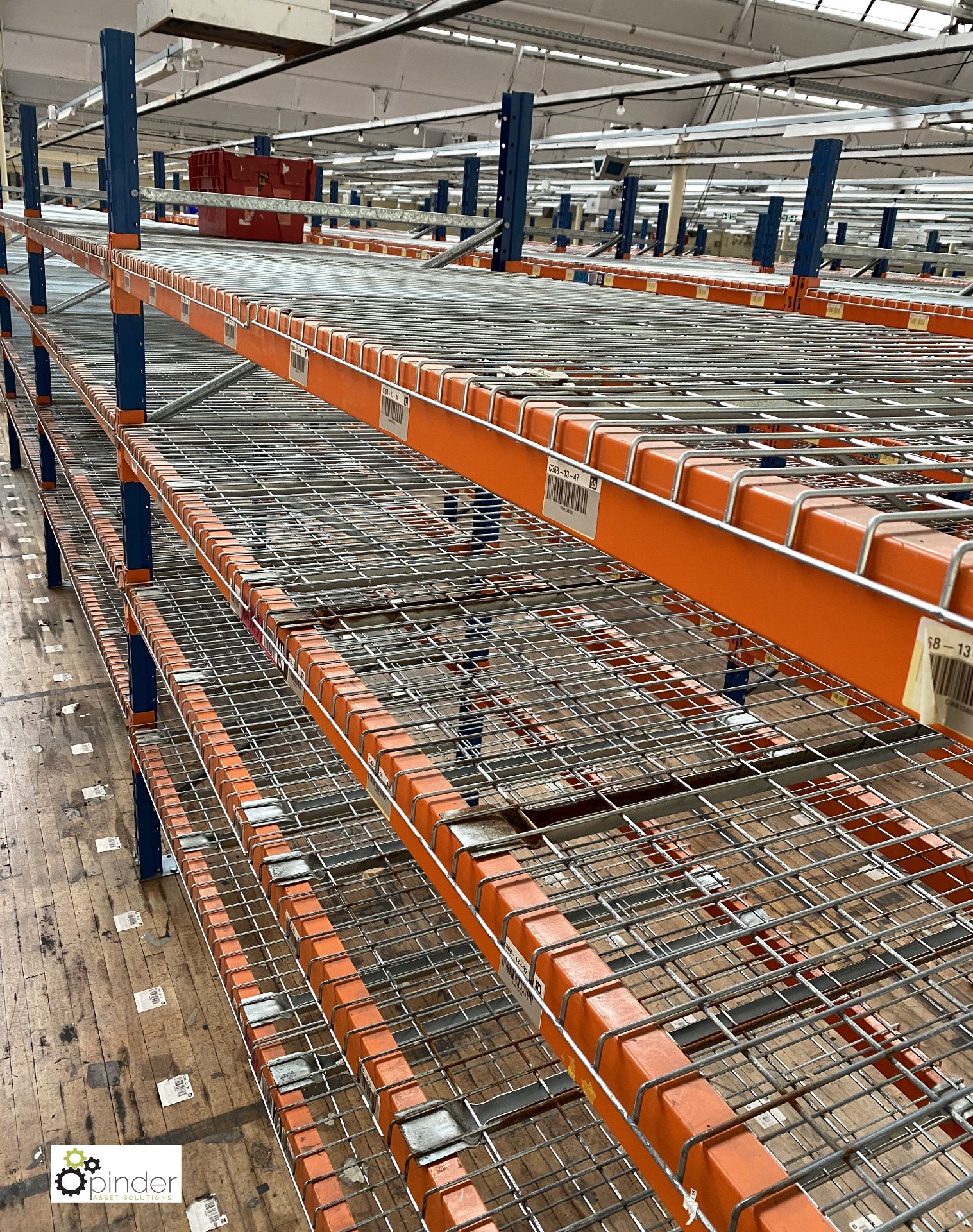 7 bays PSS 2K85 16 boltless Stock Racking, comprising 8 uprights 2400mm x 1200mm, 56 beams 2700mm, - Image 2 of 4