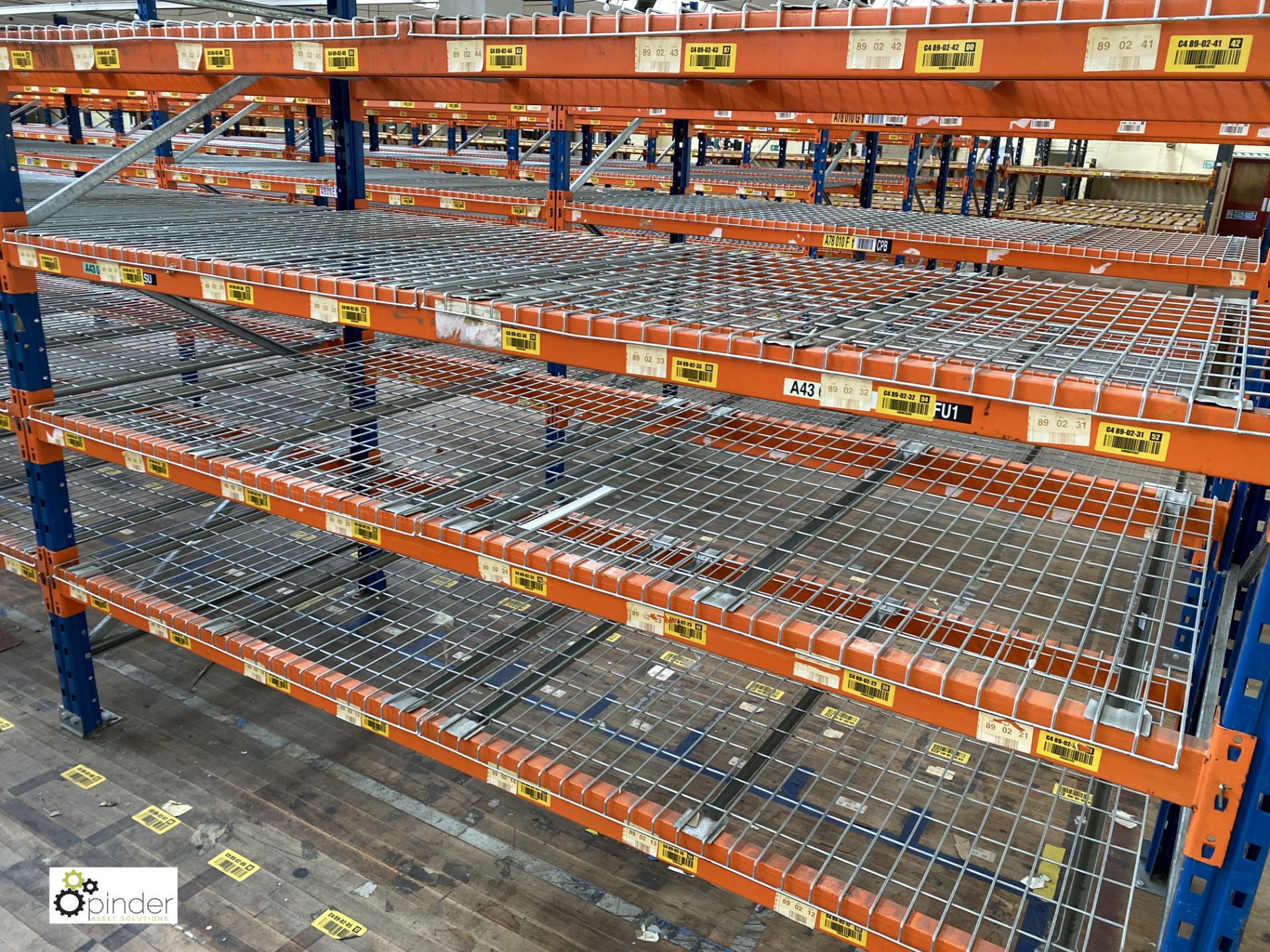 8 bays PSS 2K85 16 boltless Stock Racking, comprising 9 uprights 2400mm x 1200mm, 64 beams 2700mm, - Image 3 of 4