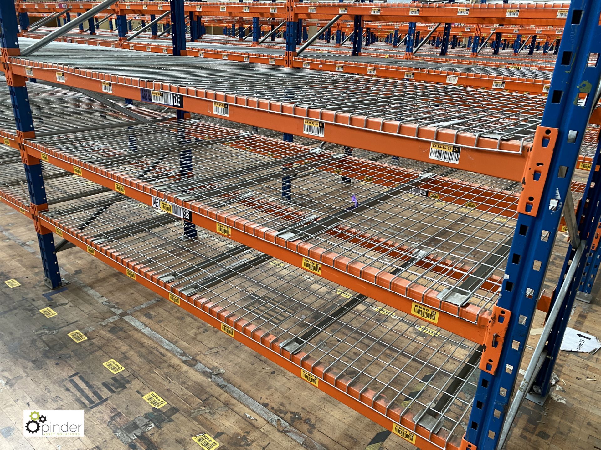 8 bays PSS 2K85 16 boltless Stock Racking, comprising 9 uprights 2400mm x 1200mm, 64 beams 2700mm, - Image 3 of 4