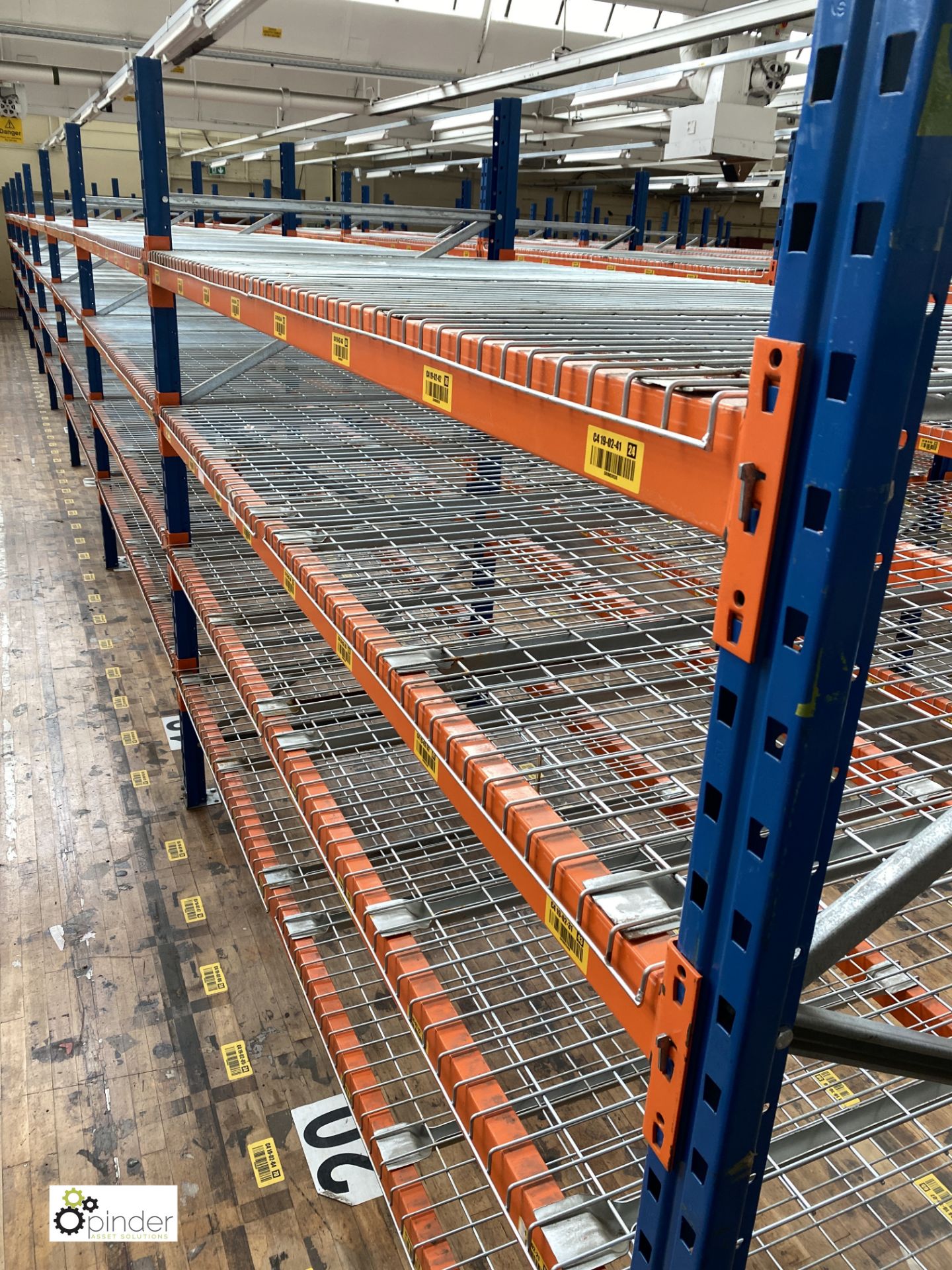8 bays PSS 2K85 16 boltless Stock Racking, comprising 9 uprights 2400mm x 1200mm, 64 beams 2700mm, - Image 2 of 4