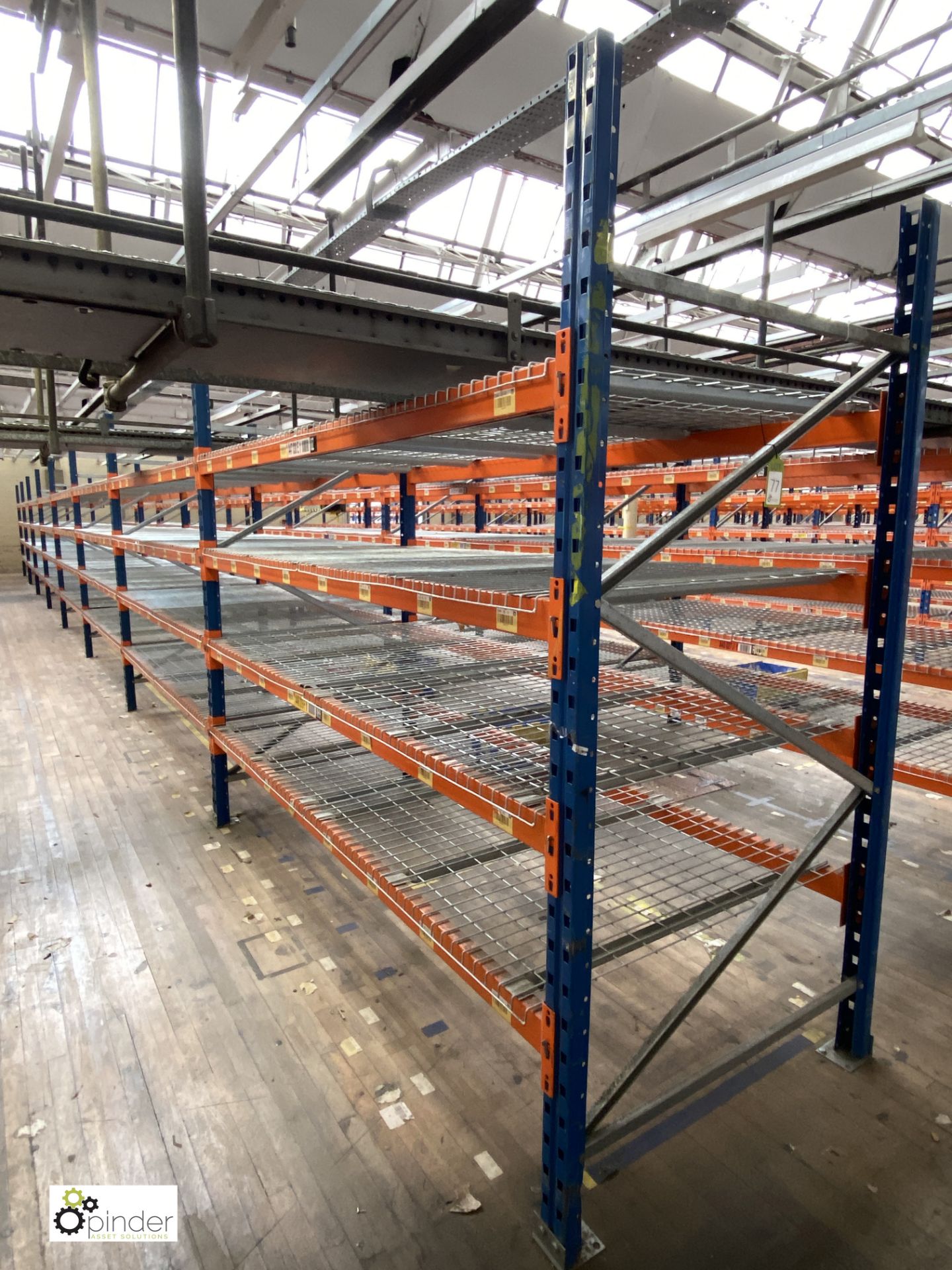 7 bays PSS 2K85 16 boltless Stock Racking, comprising 8 uprights 2400mm x 1200mm, 56 beams 2700mm, - Image 2 of 5