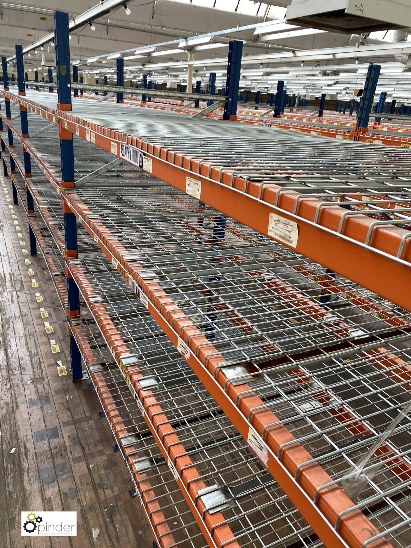 8 bays PSS 2K85 16 boltless Stock Racking, comprising 9 uprights 2400mm x 1200mm, 64 beams 2700mm, - Image 2 of 4