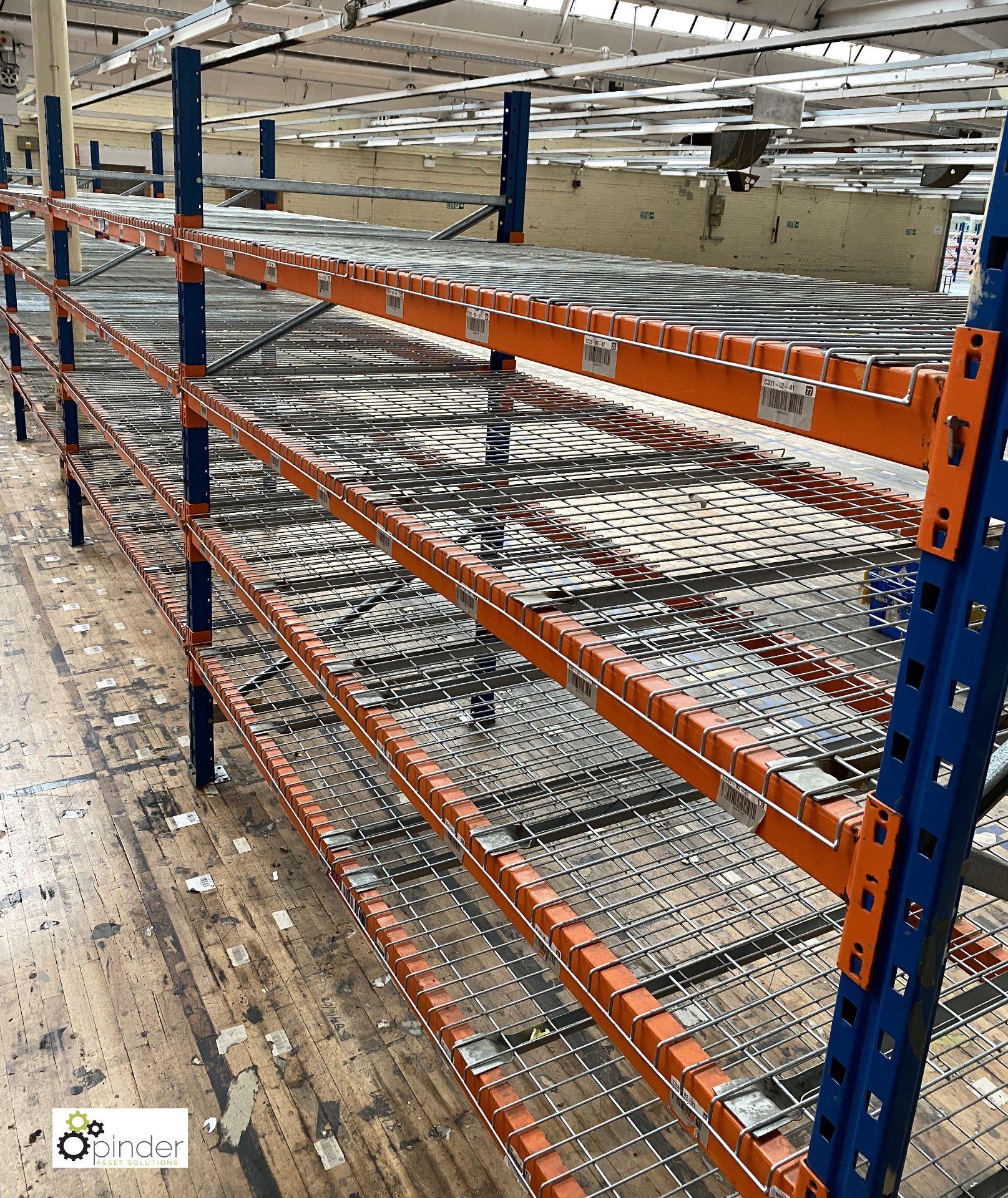 8 bays PSS 2K85 16 boltless Stock Racking, comprising 9 uprights 2400mm x 1200mm, 64 beams 2700mm, - Image 2 of 5