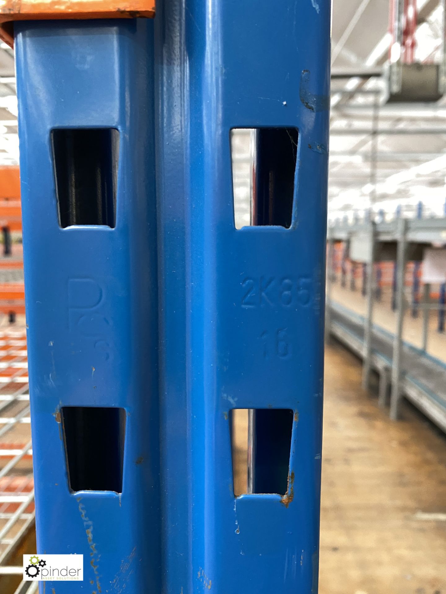 8 bays PSS 2K85 16 boltless Stock Racking, comprising 9 uprights 2400mm x 1200mm, 64 beams 2700mm, - Image 4 of 4