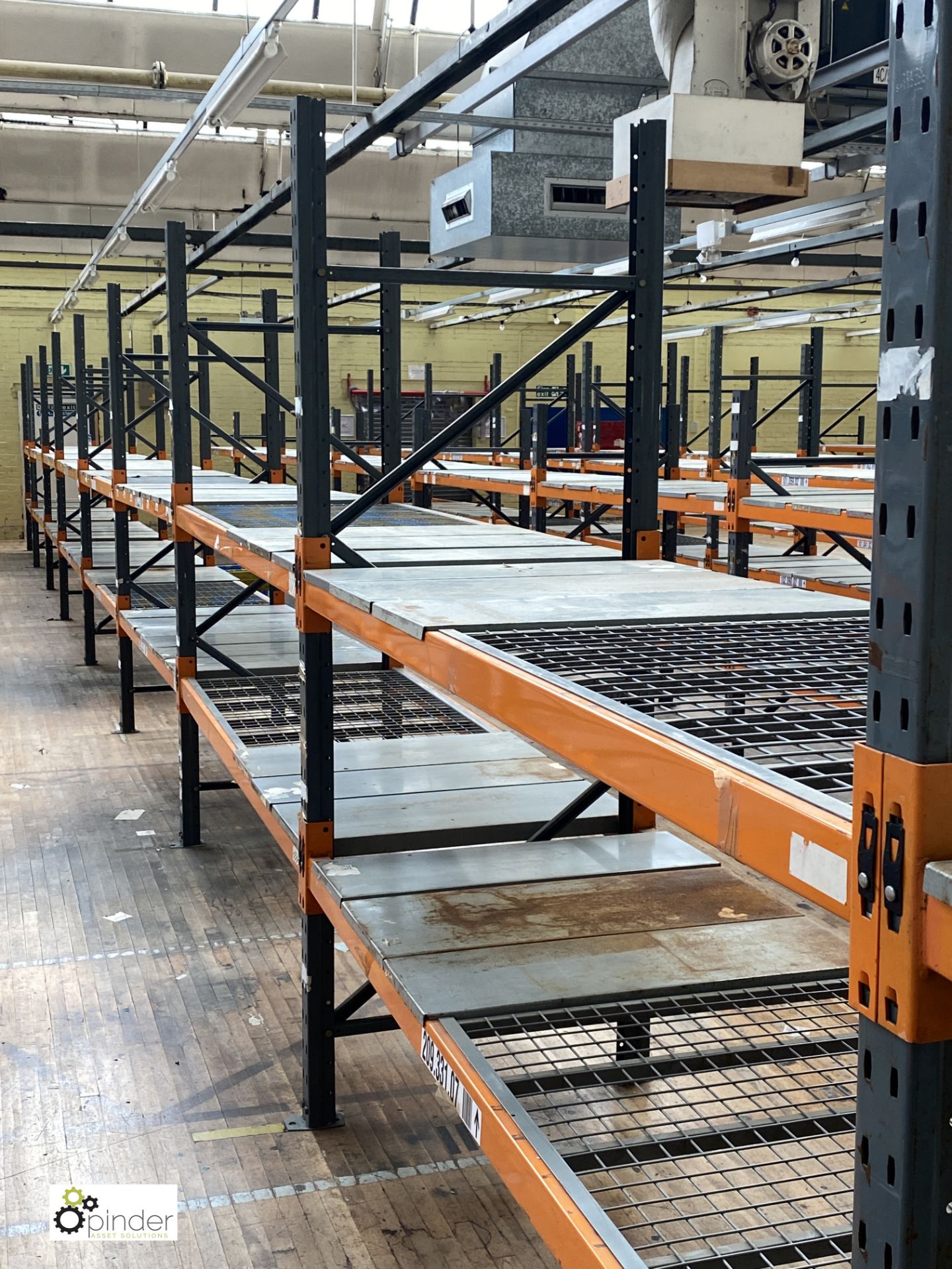 10 bays Dexion Speedlock boltless Racking, comprising 11 uprights 2440mm x 910mm, 40 beams 2450mm, - Image 4 of 4