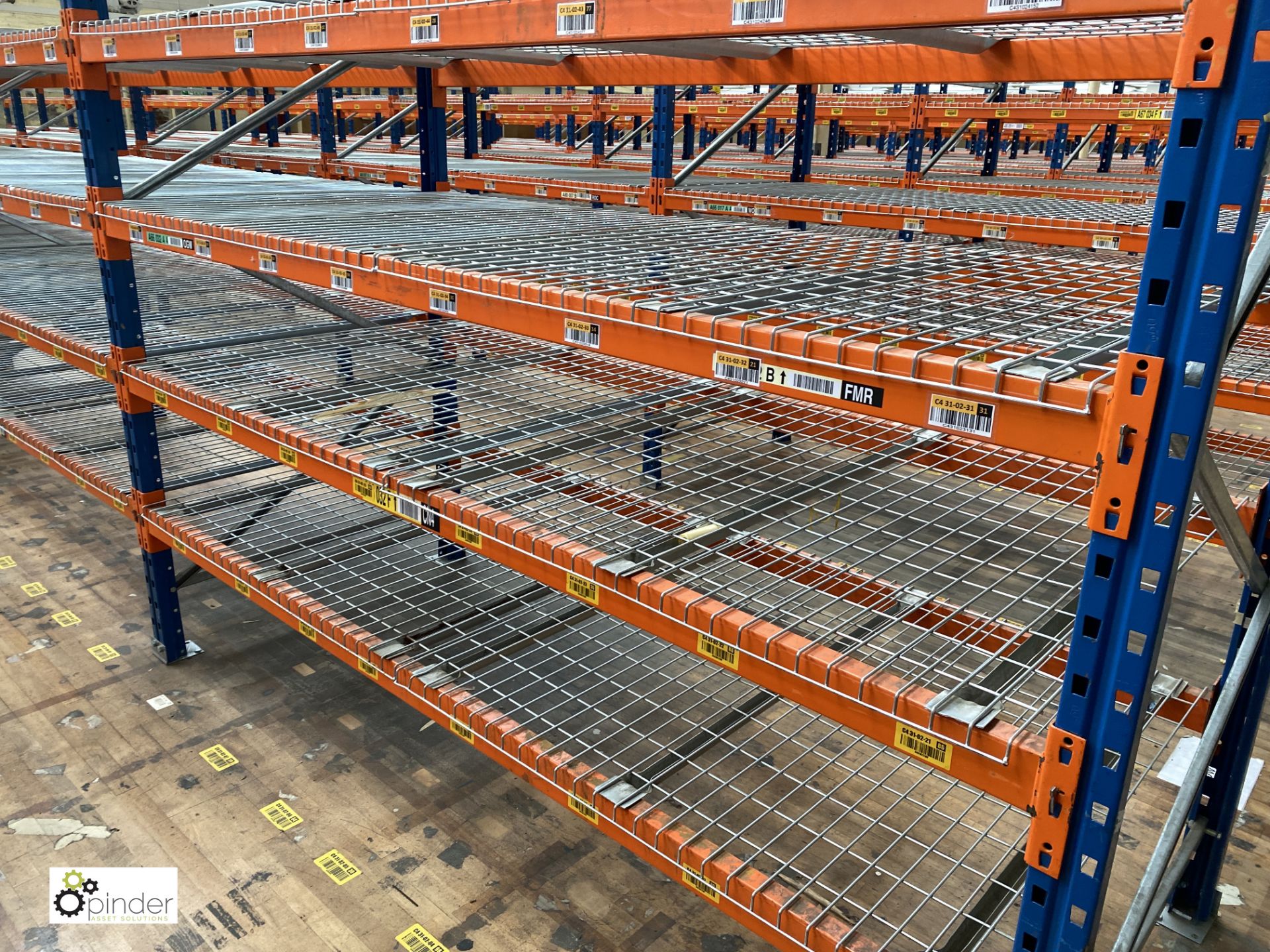 8 bays PSS 2K85 16 boltless Stock Racking, comprising 9 uprights 2400mm x 1200mm, 64 beams 2700mm, - Image 3 of 4