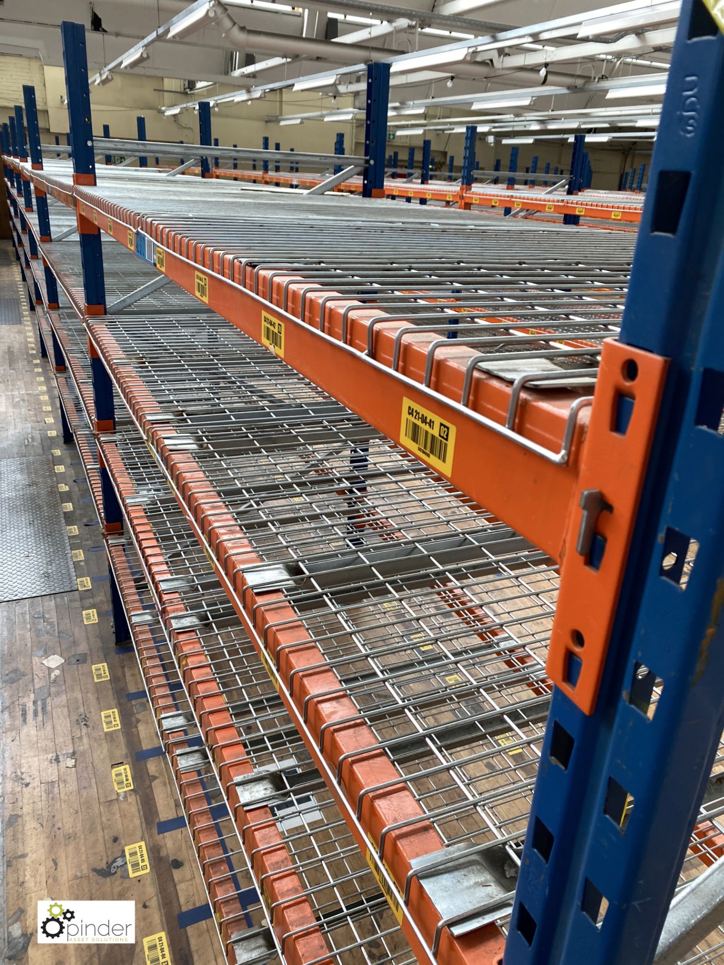 7 bays PSS 2K85 16 boltless Stock Racking, comprising 8 uprights 2400mm x 1200mm, 56 beams 2700mm, - Image 2 of 4