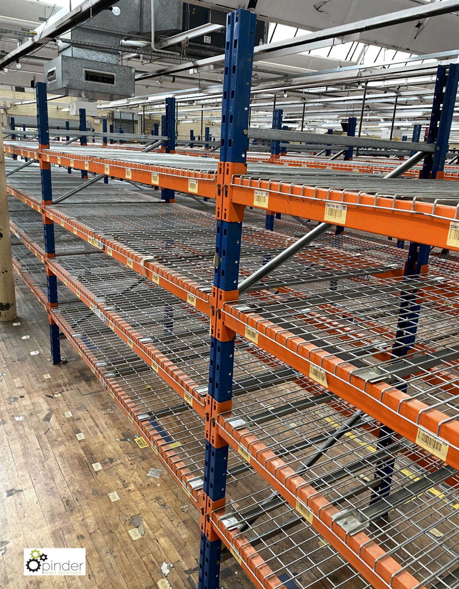 7 bays PSS 2K85 16 boltless Stock Racking, comprising 8 uprights 2400mm x 1200mm, 56 beams 2700mm, - Image 2 of 4