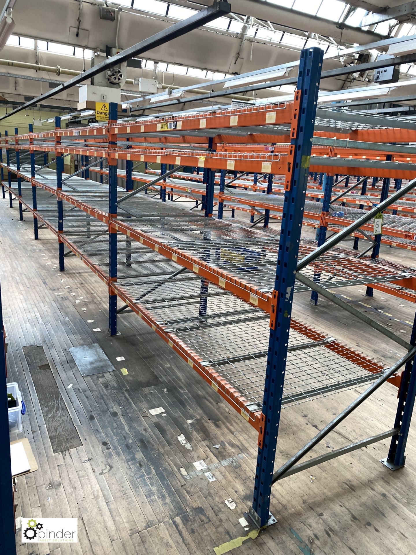 6 bays PSS 2K85 16 boltless Stock Racking, comprising 7 uprights 2400mm x 1200mm, 48 beams 2700mm, - Image 2 of 4