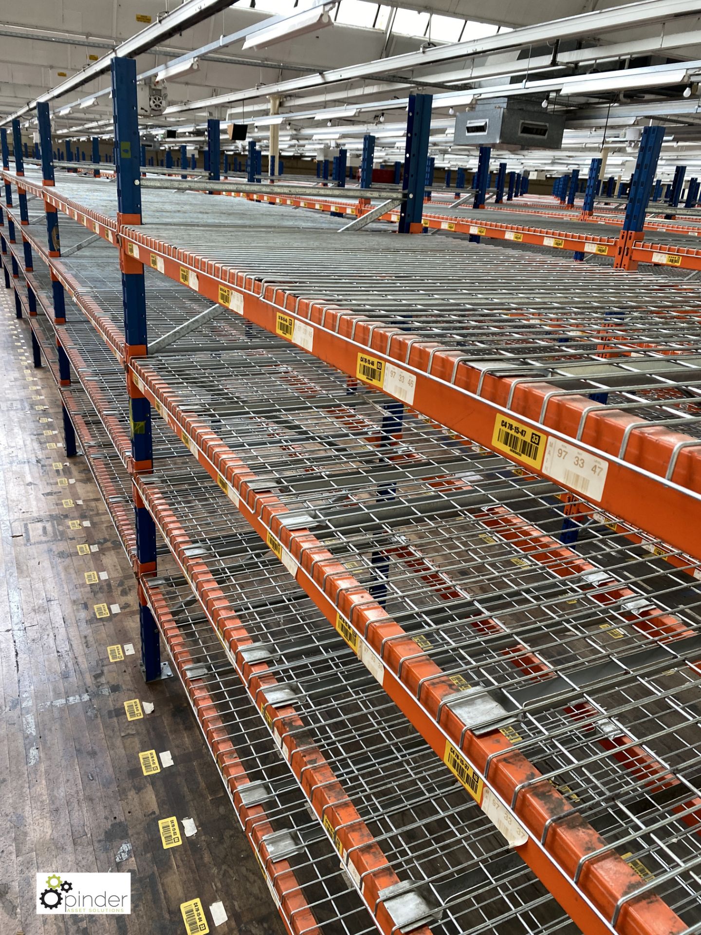 8 bays PSS 2K85 16 boltless Stock Racking, comprising 9 uprights 2400mm x 1200mm, 64 beams 2700mm, - Image 2 of 4