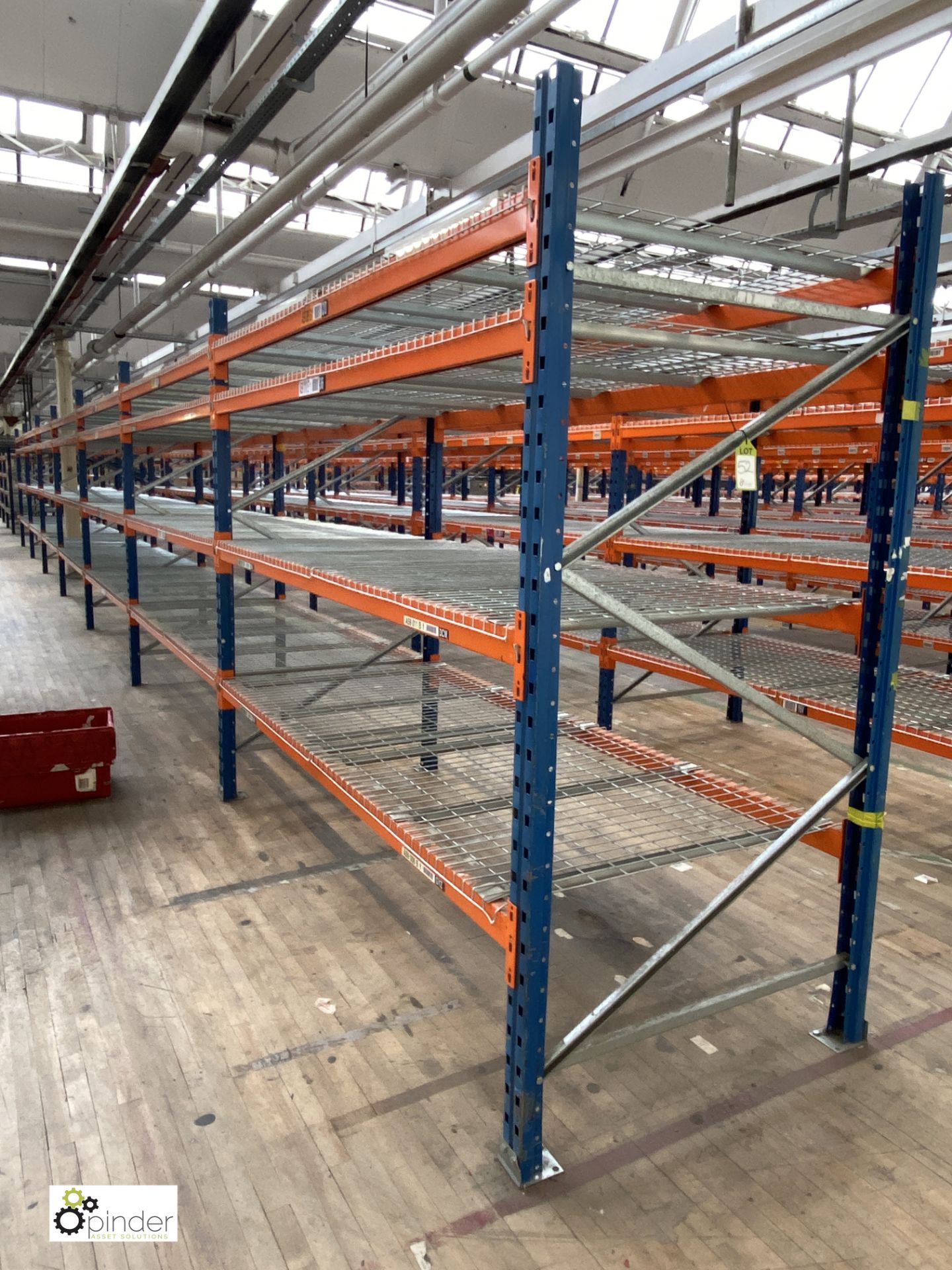 7 bays PSS 2K85 16 boltless Stock Racking, comprising 8 uprights 2400mm x 1200mm, 56 beams 2700mm, - Image 2 of 5