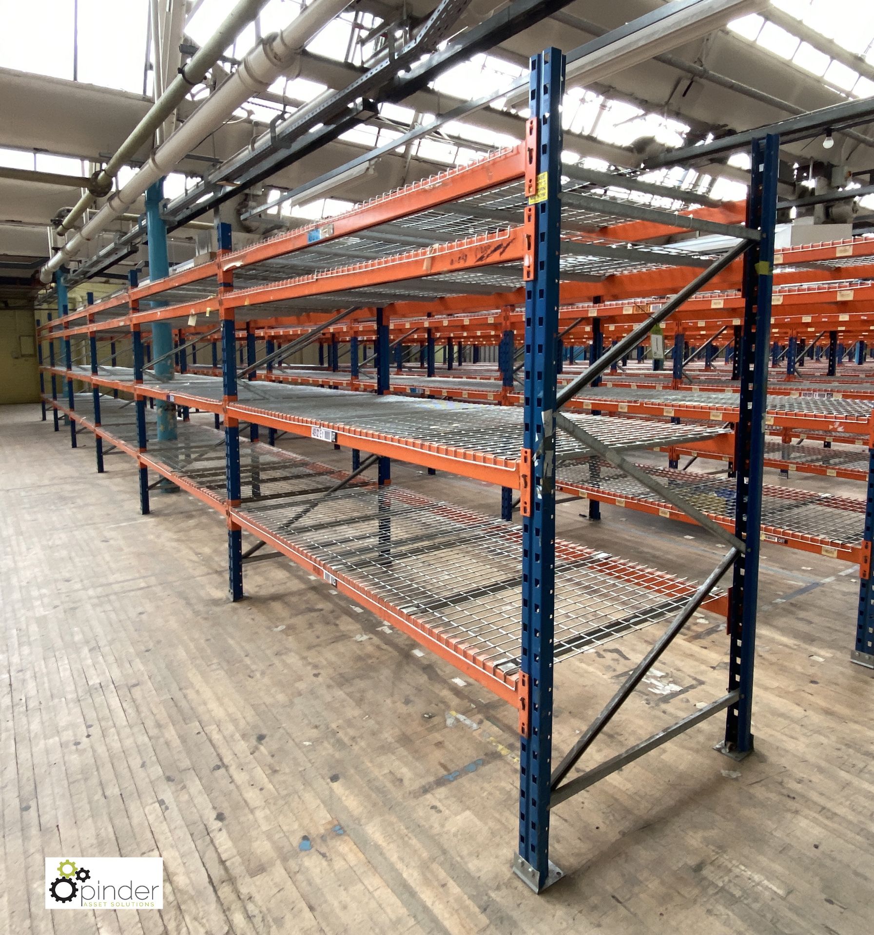 6 bays PSS 2K85 16 boltless Stock Racking, comprising 7 uprights 2400mm x 1200mm, 48 beams 2700mm, - Image 2 of 4