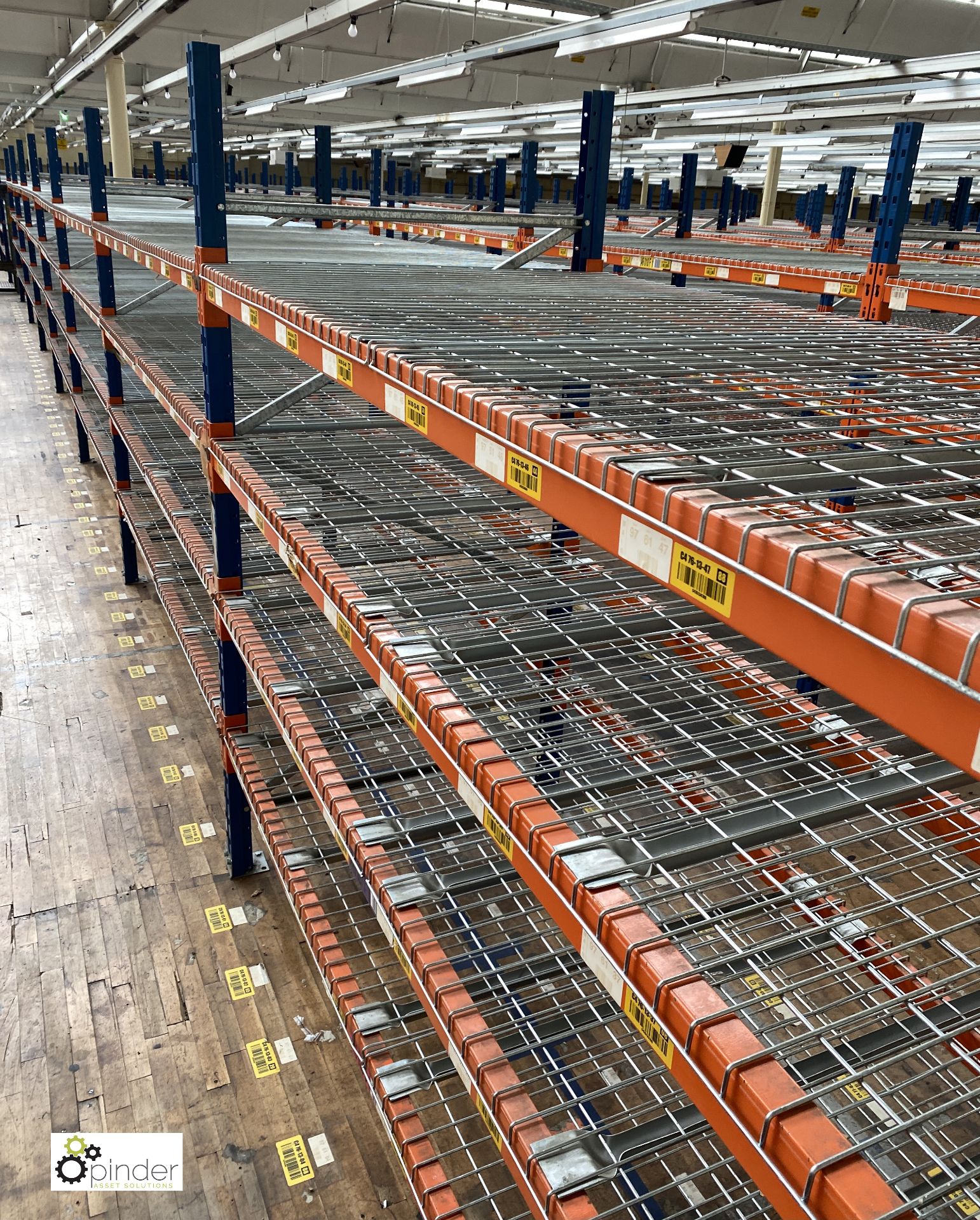 7 bays PSS 2K85 16 boltless Stock Racking, comprising 8 uprights 2400mm x 1200mm, 56 beams 2700mm, - Image 2 of 4