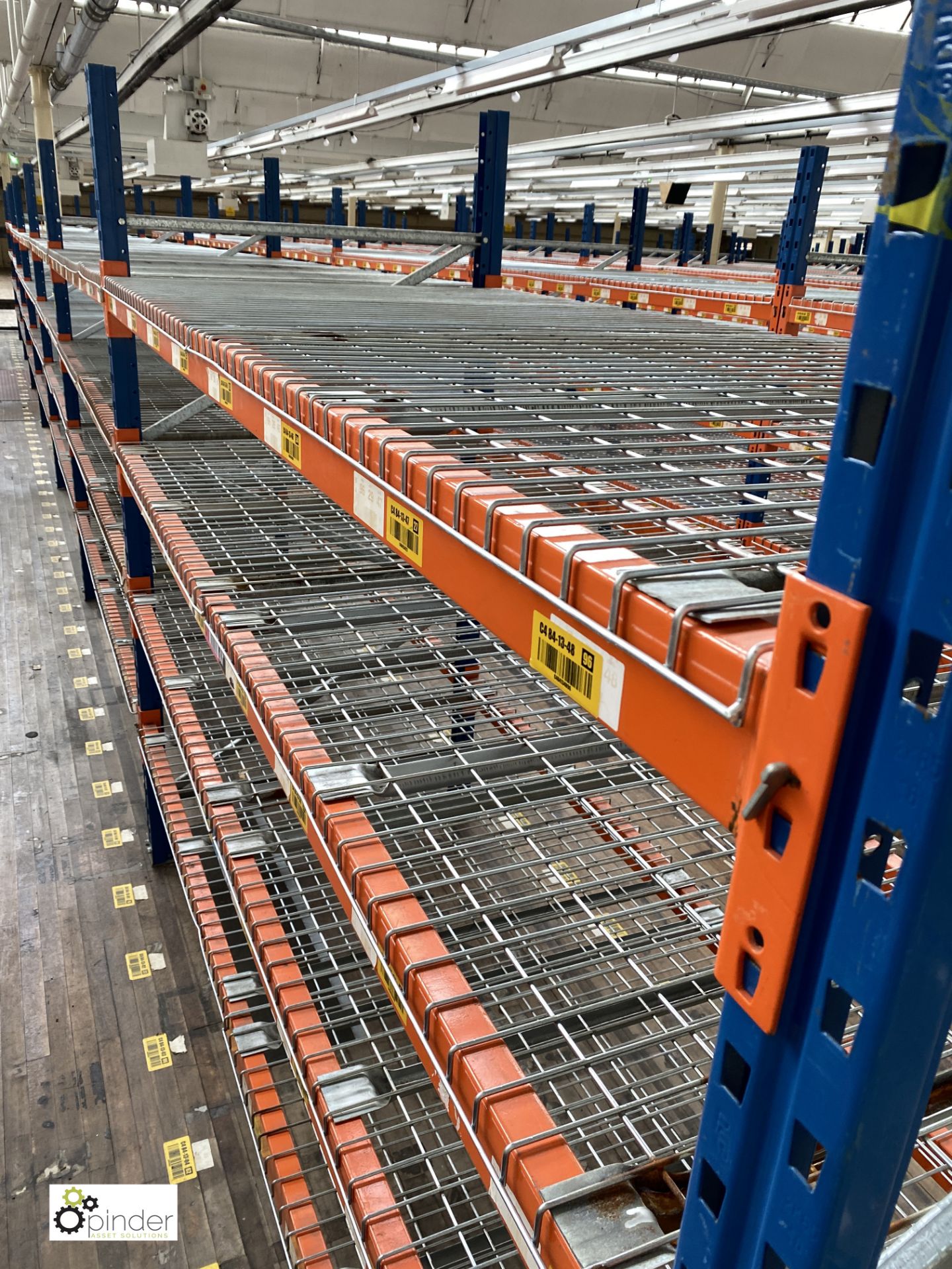 7 bays PSS 2K85 16 boltless Stock Racking, comprising 8 uprights 2400mm x 1200mm, 56 beams 2700mm, - Image 2 of 4