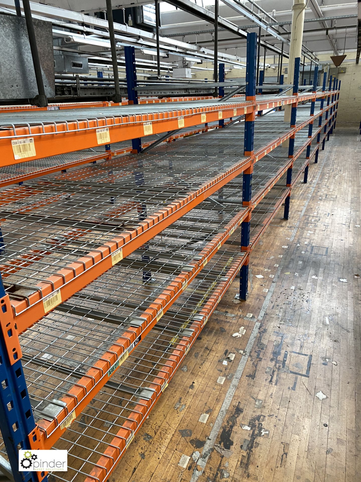 8 bays PSS 2K85 16 boltless Stock Racking, comprising 9 uprights 2400mm x 1200mm, 64 beams 2700mm, - Image 2 of 5