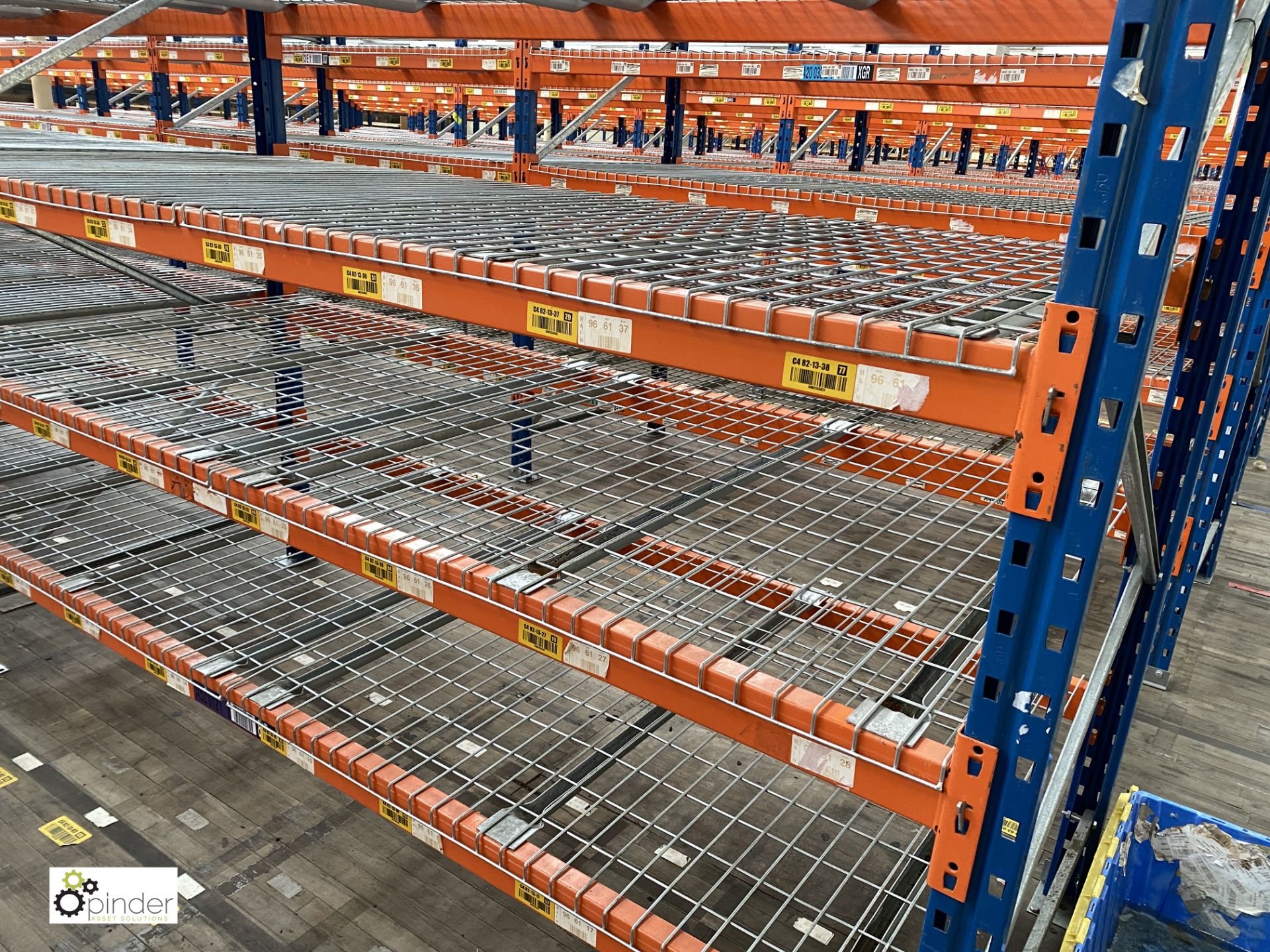 7 bays PSS 2K85 16 boltless Stock Racking, comprising 8 uprights 2400mm x 1200mm, 56 beams 2700mm, - Image 3 of 4