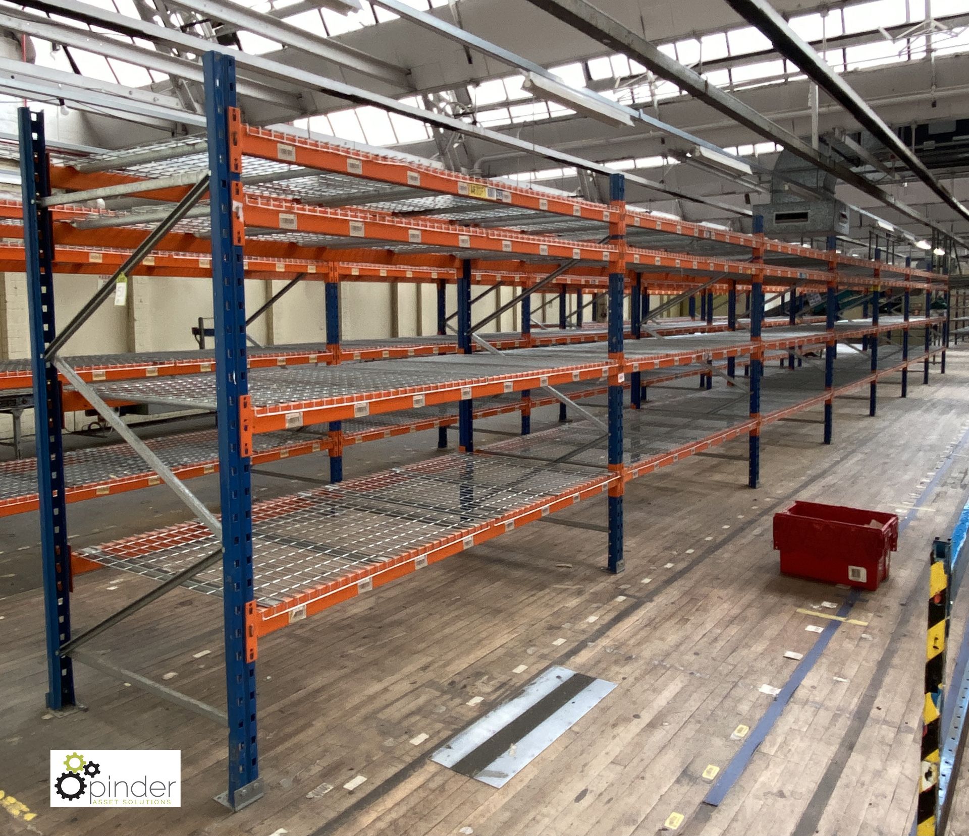 7 bays PSS 2K85 16 boltless Stock Racking, comprising 8 uprights 2400mm x 1200mm, 56 beams 2700mm, - Image 2 of 5