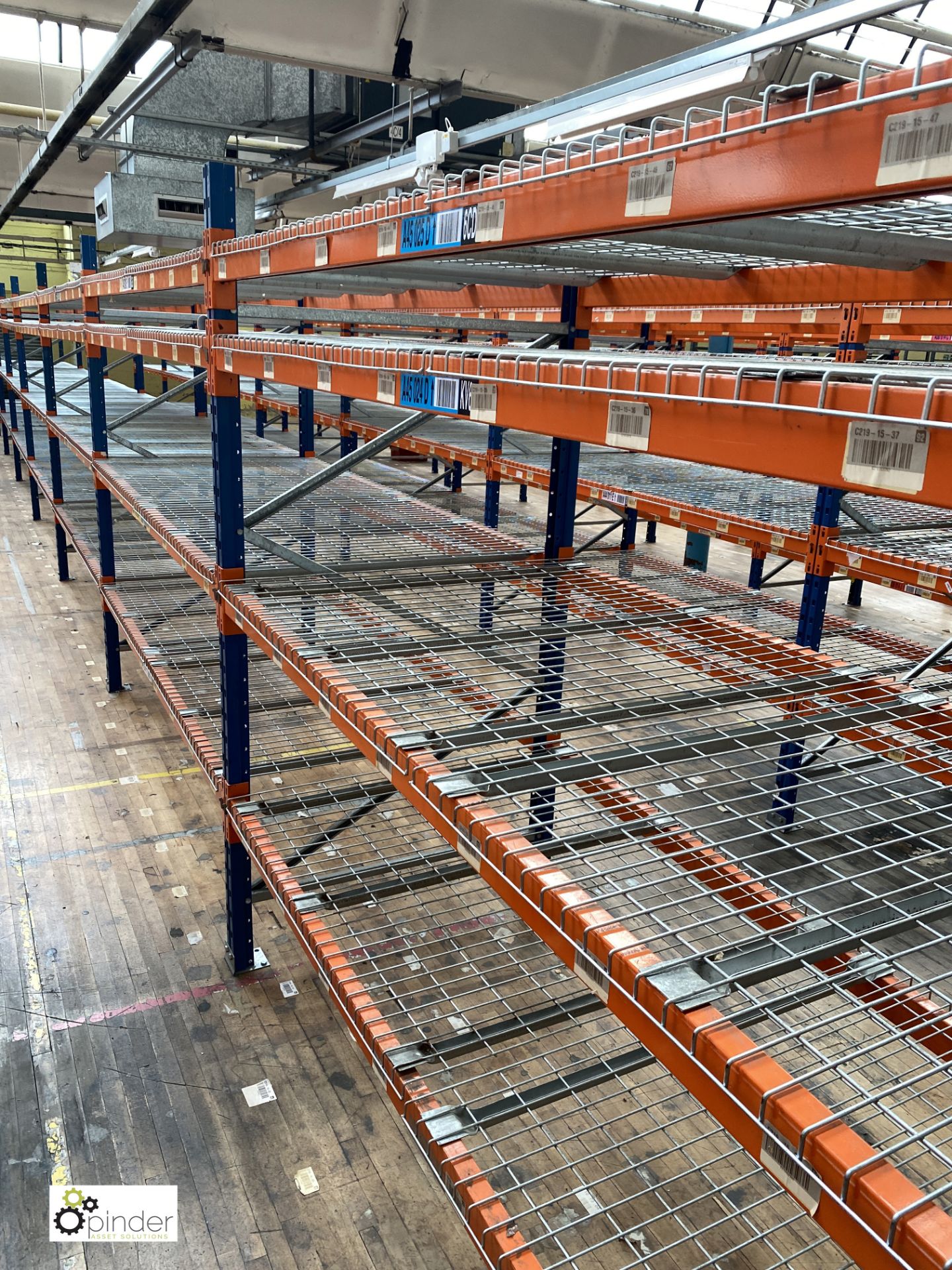 7 bays PSS 2K85 16 boltless Stock Racking, comprising 8 uprights 2400mm x 1200mm, 56 beams 2700mm, - Image 2 of 4