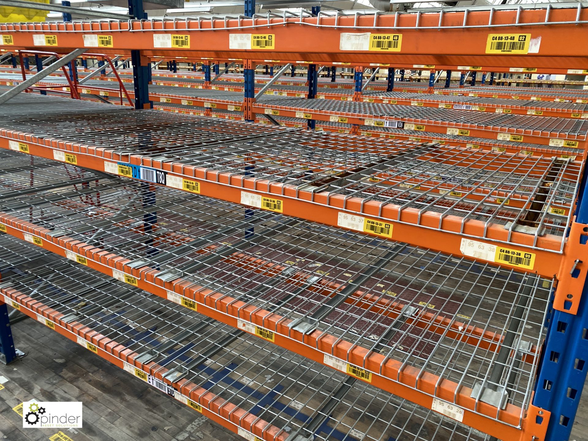 7 bays PSS 2K85 16 boltless Stock Racking, comprising 8 uprights 2400mm x 1200mm, 56 beams 2700mm, - Image 3 of 4