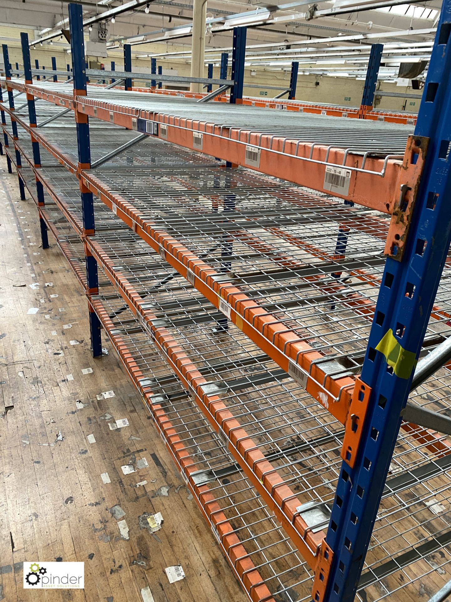 8 bays PSS 2K85 16 boltless Stock Racking, comprising 9 uprights 2400mm x 1200mm, 64 beams 2700mm, - Image 2 of 4