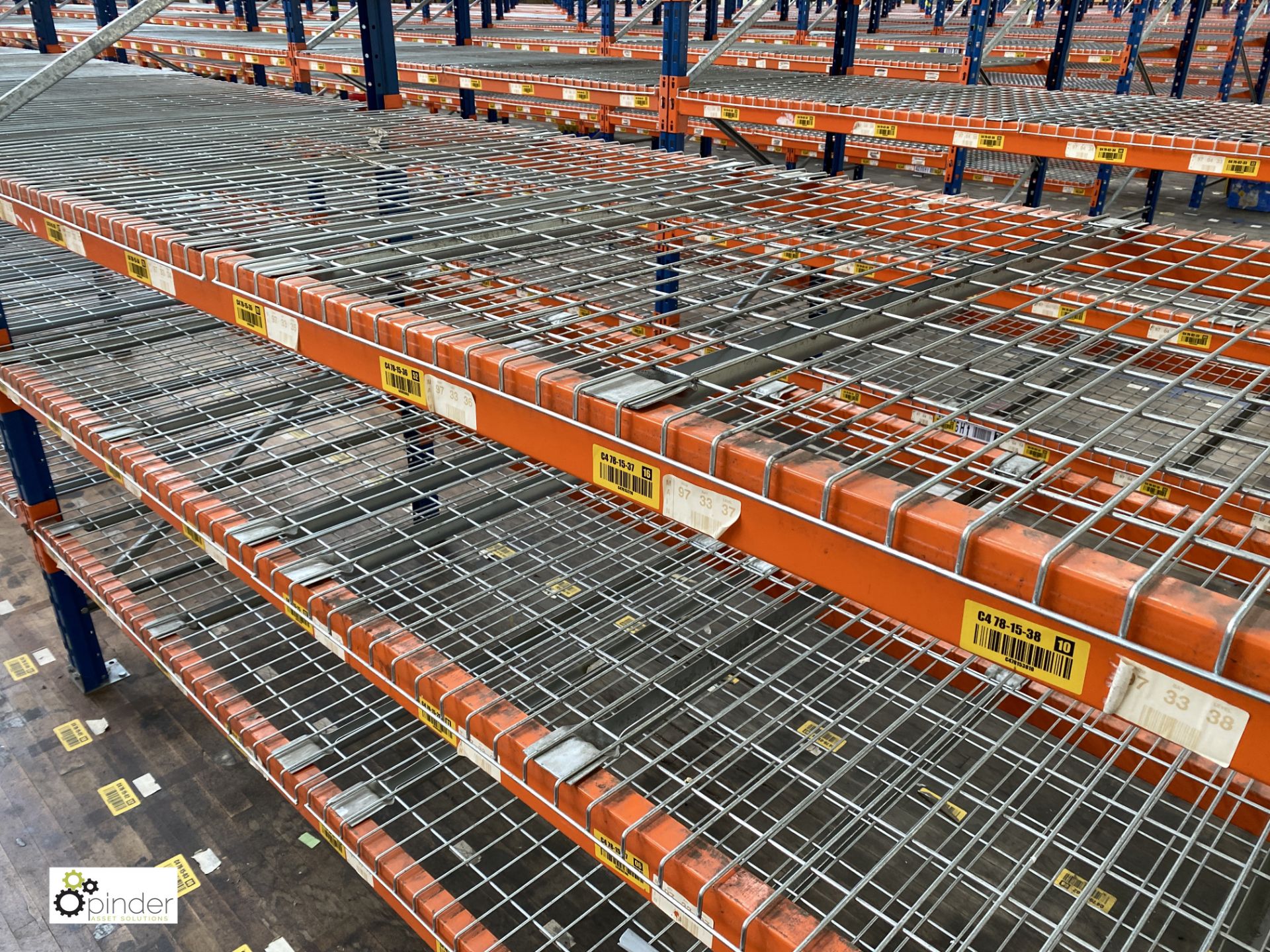 8 bays PSS 2K85 16 boltless Stock Racking, comprising 9 uprights 2400mm x 1200mm, 64 beams 2700mm, - Image 3 of 4