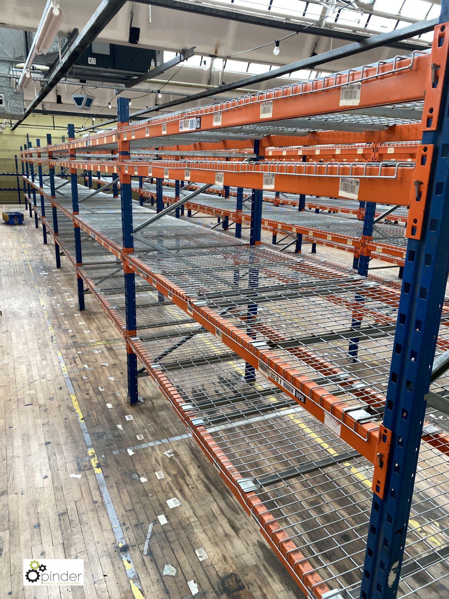 7 bays PSS 2K85 16 boltless Stock Racking, comprising 8 uprights 2400mm x 1200mm, 56 beams 2700mm, - Image 2 of 4