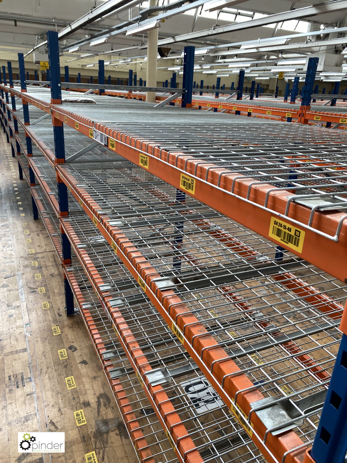 8 bays PSS 2K85 16 boltless Stock Racking, comprising 9 uprights 2400mm x 1200mm, 64 beams 2700mm, - Image 2 of 4