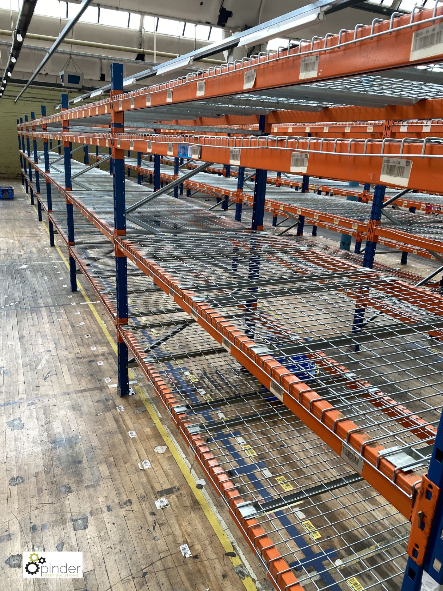 7 bays PSS 2K85 16 boltless Stock Racking, comprising 8 uprights 2400mm x 1200mm, 56 beams 2700mm, - Image 2 of 4