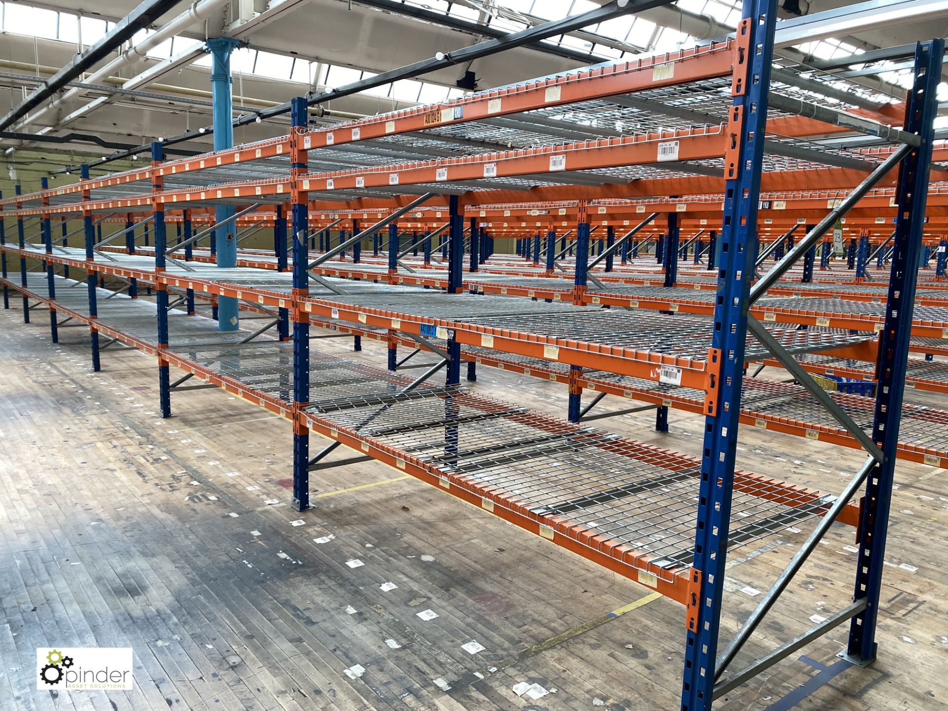 7 bays PSS 2K85 16 boltless Stock Racking, comprising 8 uprights 2400mm x 1200mm, 56 beams 2700mm, - Image 2 of 5