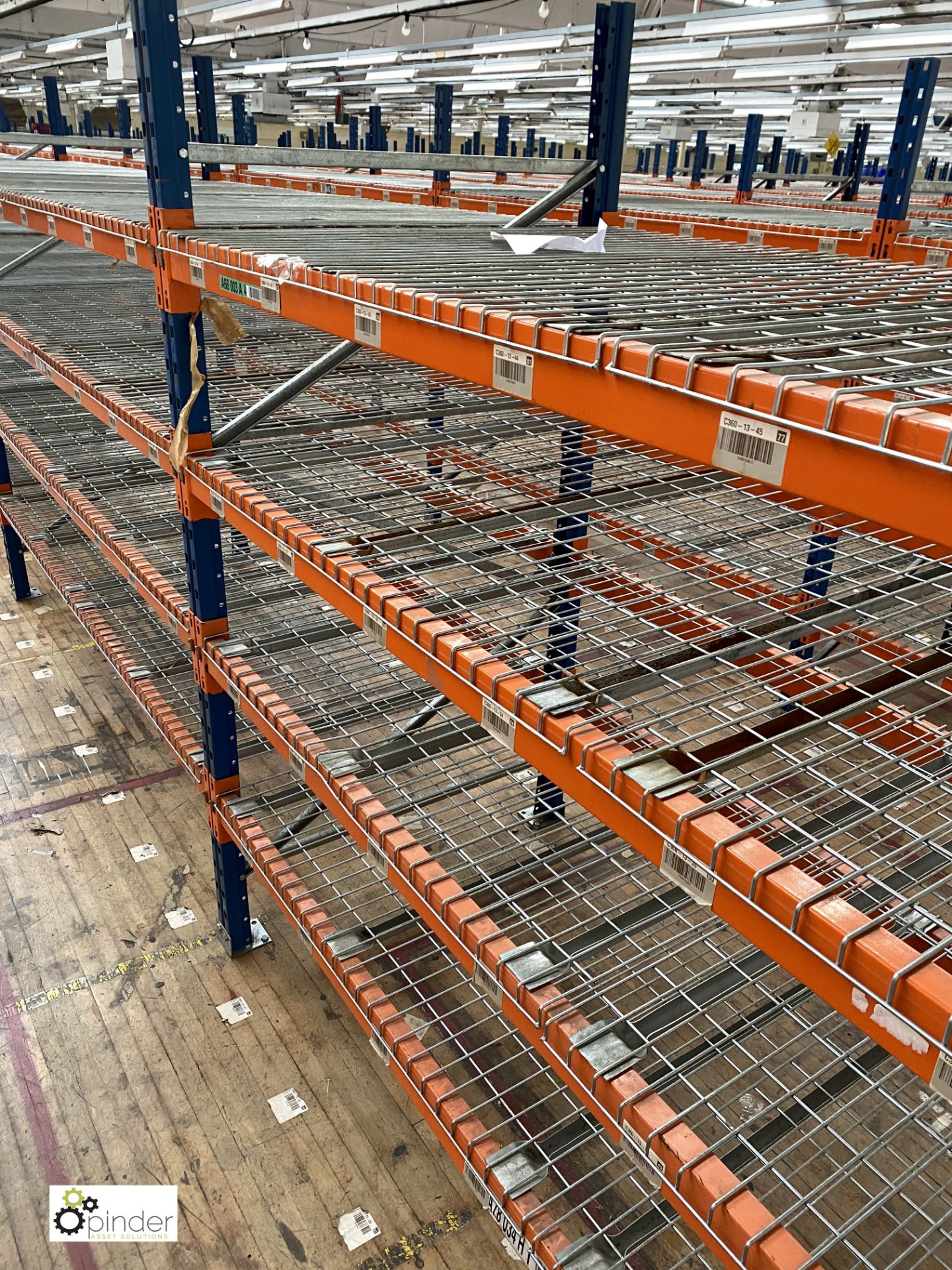 7 bays PSS 2K85 16 boltless Stock Racking, comprising 8 uprights 2400mm x 1200mm, 56 beams 2700mm, - Image 2 of 4