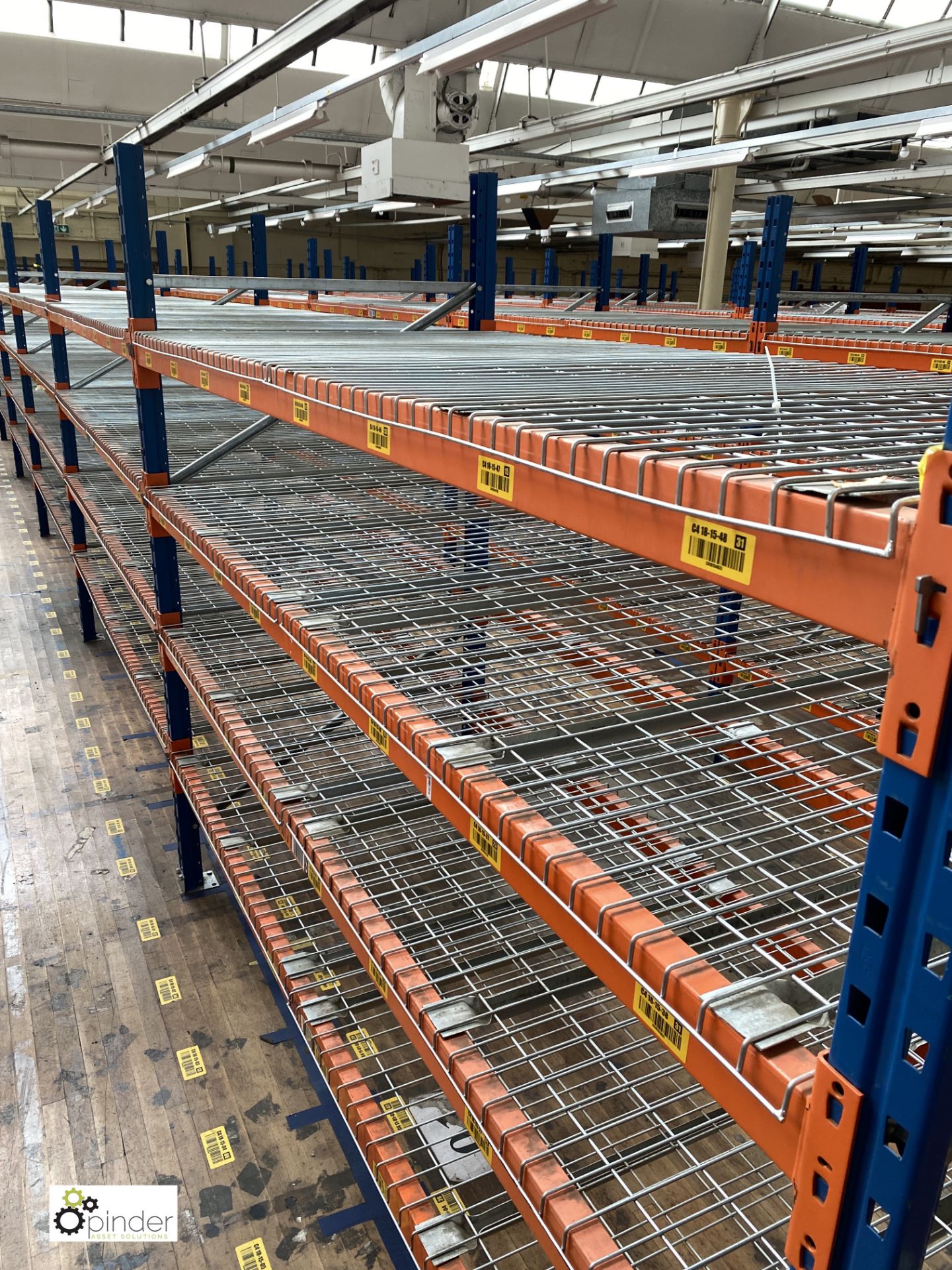 8 bays PSS 2K85 16 boltless Stock Racking, comprising 9 uprights 2400mm x 1200mm, 64 beams 2700mm, - Image 2 of 4