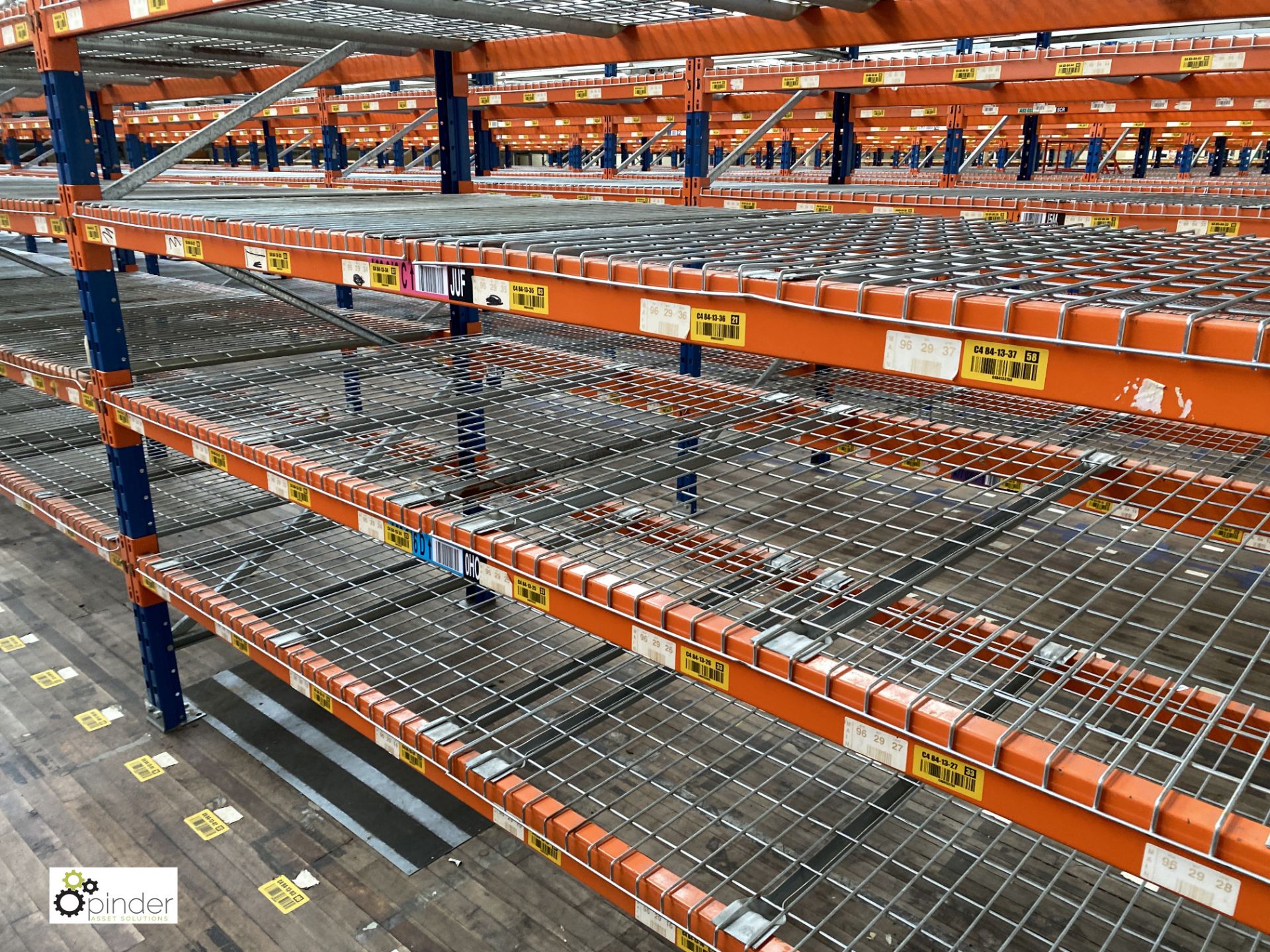 7 bays PSS 2K85 16 boltless Stock Racking, comprising 8 uprights 2400mm x 1200mm, 56 beams 2700mm, - Image 3 of 4