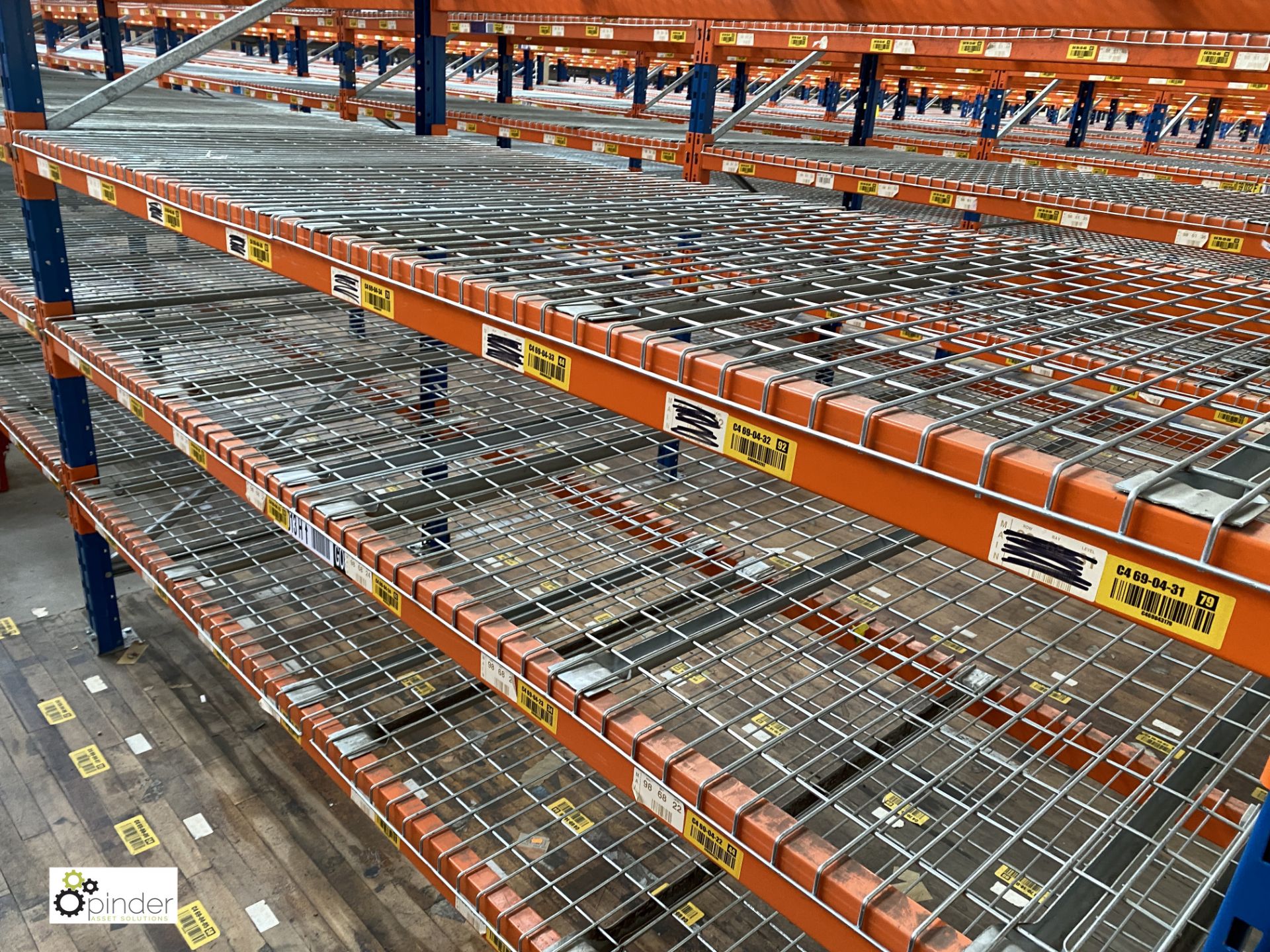 7 bays PSS 2K85 16 boltless Stock Racking, comprising 8 uprights 2400mm x 1200mm, 56 beams 2700mm, - Image 3 of 4