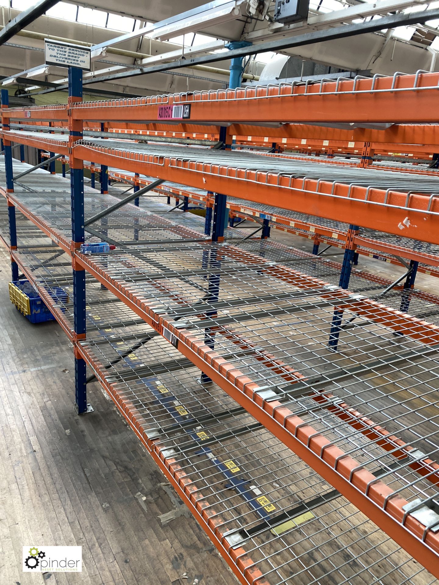 6 bays PSS 2K85 16 boltless Stock Racking, comprising 7 uprights 2400mm x 1200mm, 48 beams 2700mm, - Image 2 of 4