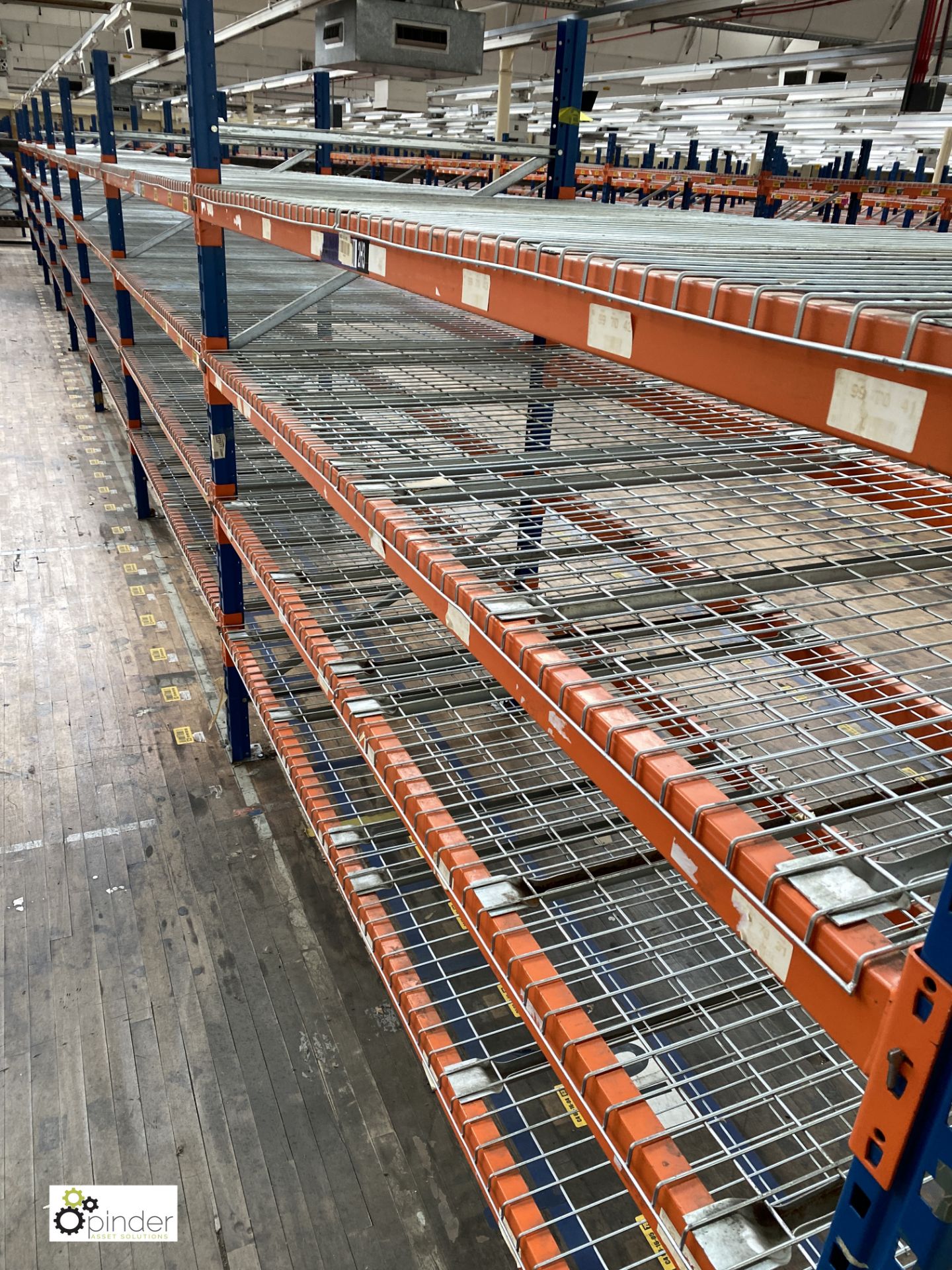 8 bays PSS 2K85 16 boltless Stock Racking, comprising 9 uprights 2400mm x 1200mm, 64 beams 2700mm, - Image 2 of 4