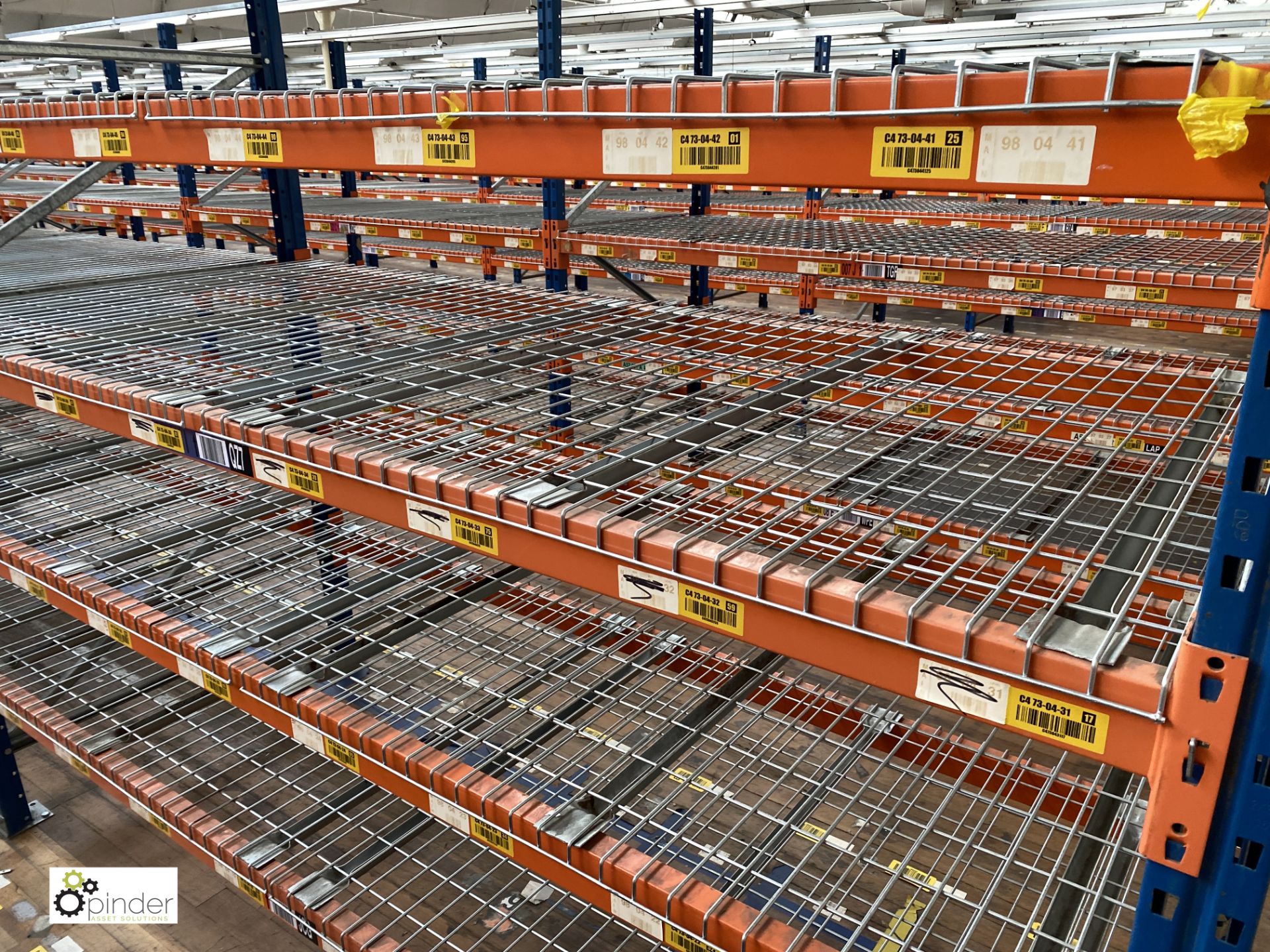 7 bays PSS 2K85 16 boltless Stock Racking, comprising 8 uprights 2400mm x 1200mm, 56 beams 2700mm, - Image 3 of 4