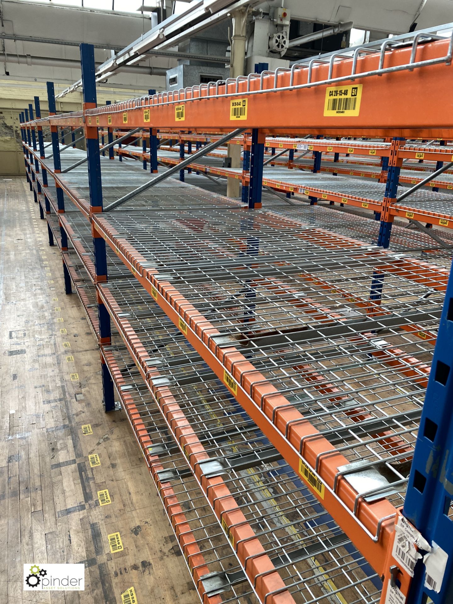 7 bays PSS 2K85 16 boltless Stock Racking, comprising 8 uprights 2400mm x 1200mm, 56 beams 2700mm, - Image 2 of 4