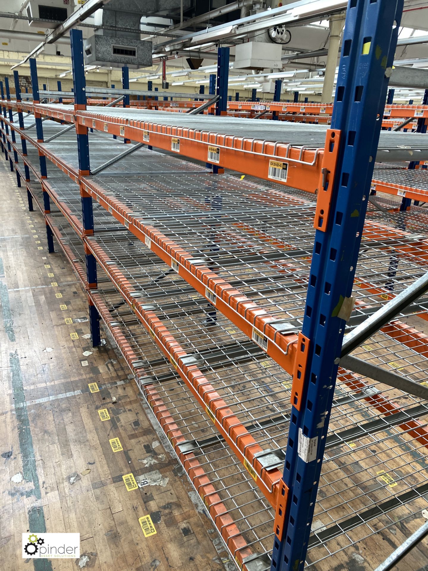 8 bays PSS 2K85 16 boltless Stock Racking, comprising 9 uprights 2400mm x 1200mm, 64 beams 2700mm, - Image 2 of 4