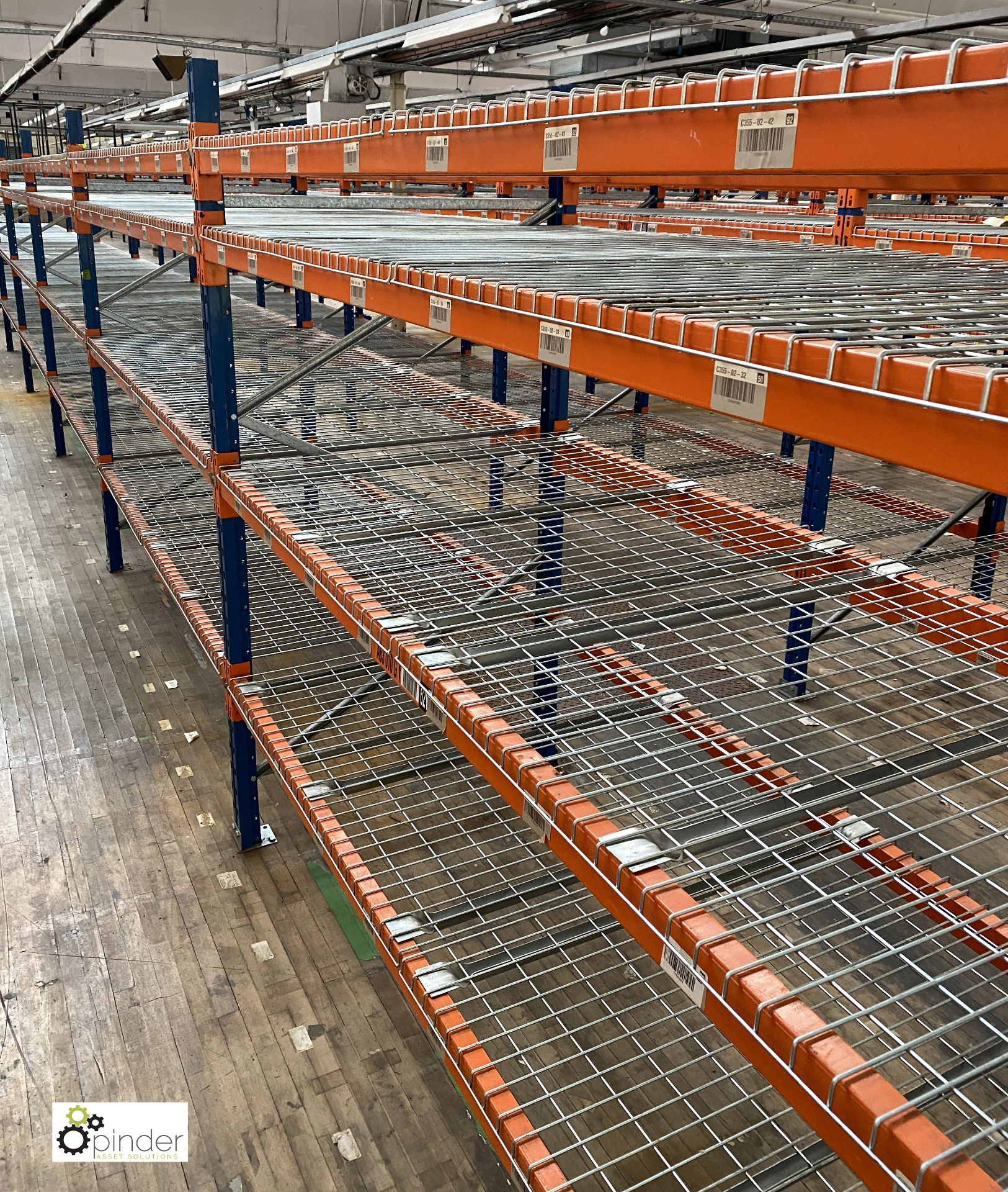 7 bays PSS 2K85 16 boltless Stock Racking, comprising 8 uprights 2400mm x 1200mm, 56 beams 2700mm, - Image 2 of 4