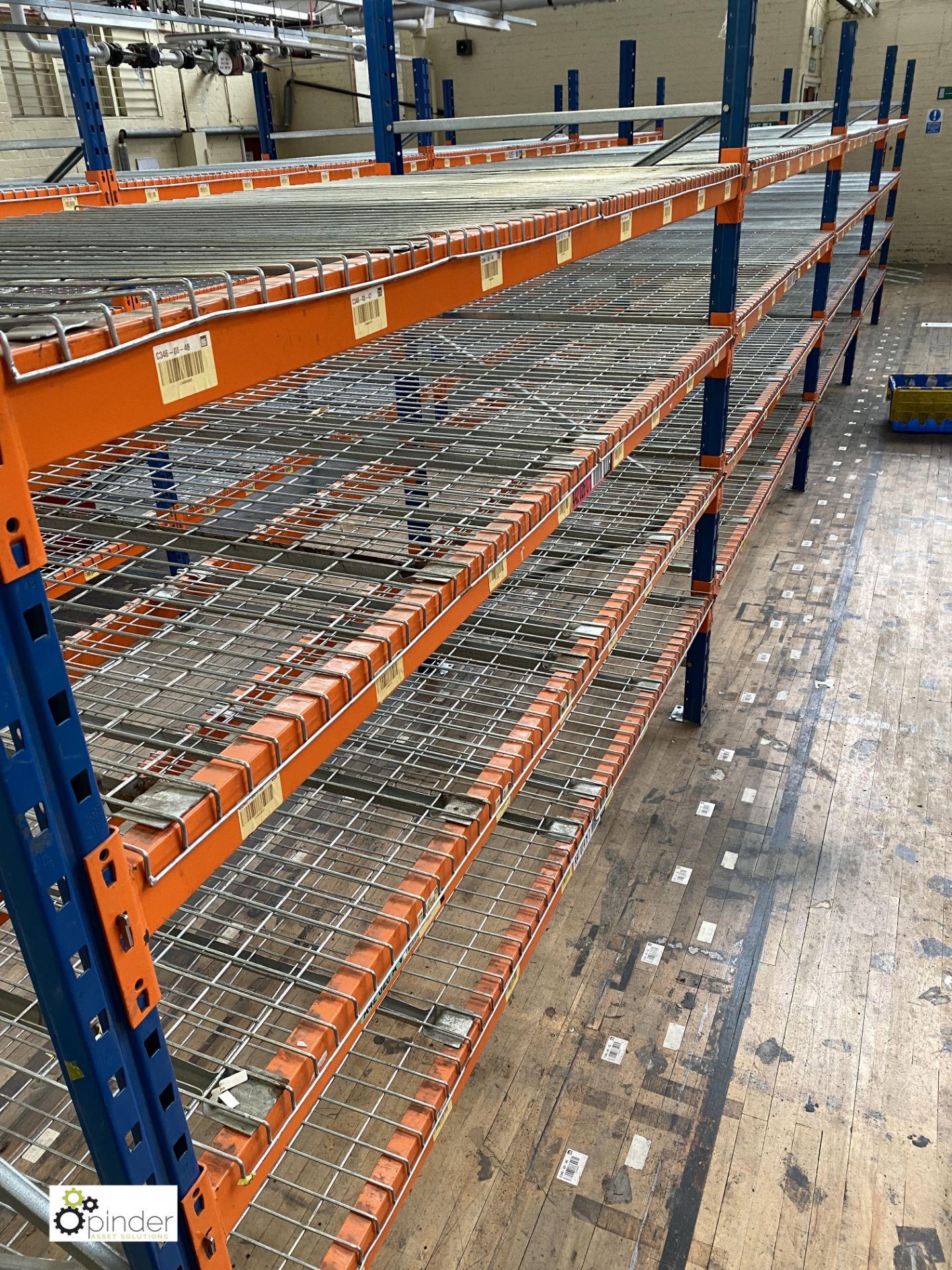 4 bays PSS 2K85 16 boltless Stock Racking, comprising 5 uprights 2400mm x 1200mm, 32 beams 2700mm, - Image 3 of 5