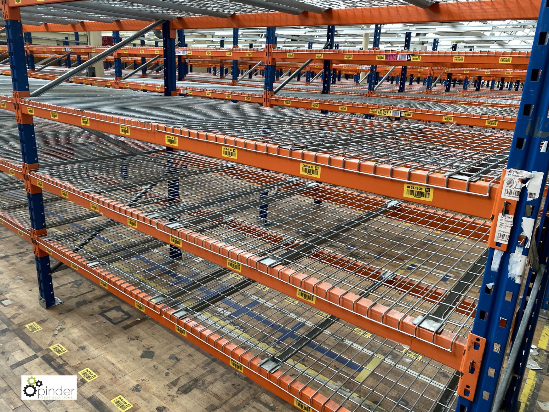 7 bays PSS 2K85 16 boltless Stock Racking, comprising 8 uprights 2400mm x 1200mm, 56 beams 2700mm, - Image 3 of 4