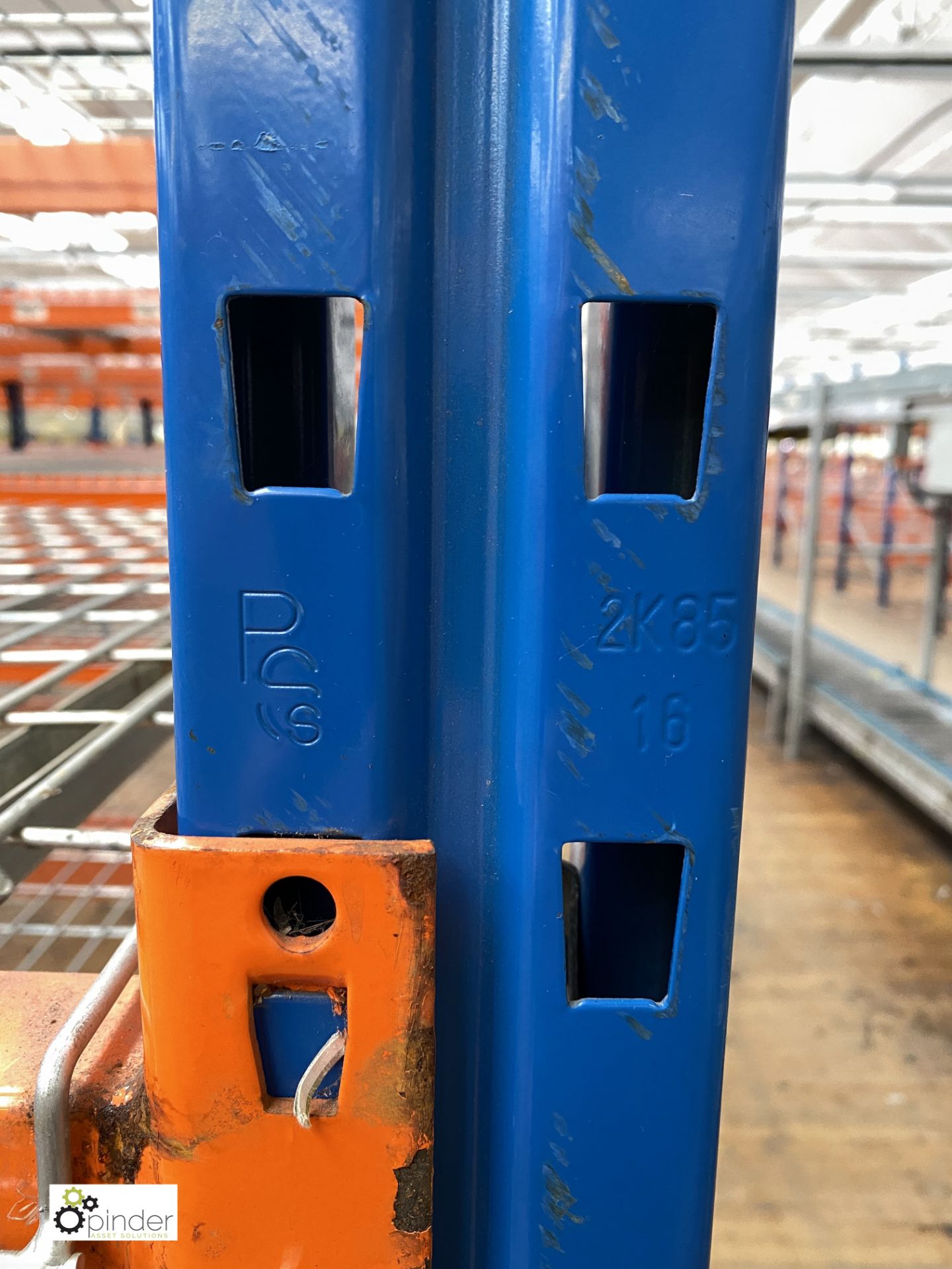 8 bays PSS 2K85 16 boltless Stock Racking, comprising 9 uprights 2400mm x 1200mm, 64 beams 2700mm, - Image 4 of 4