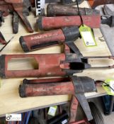 4 various Hilti Applicator Guns