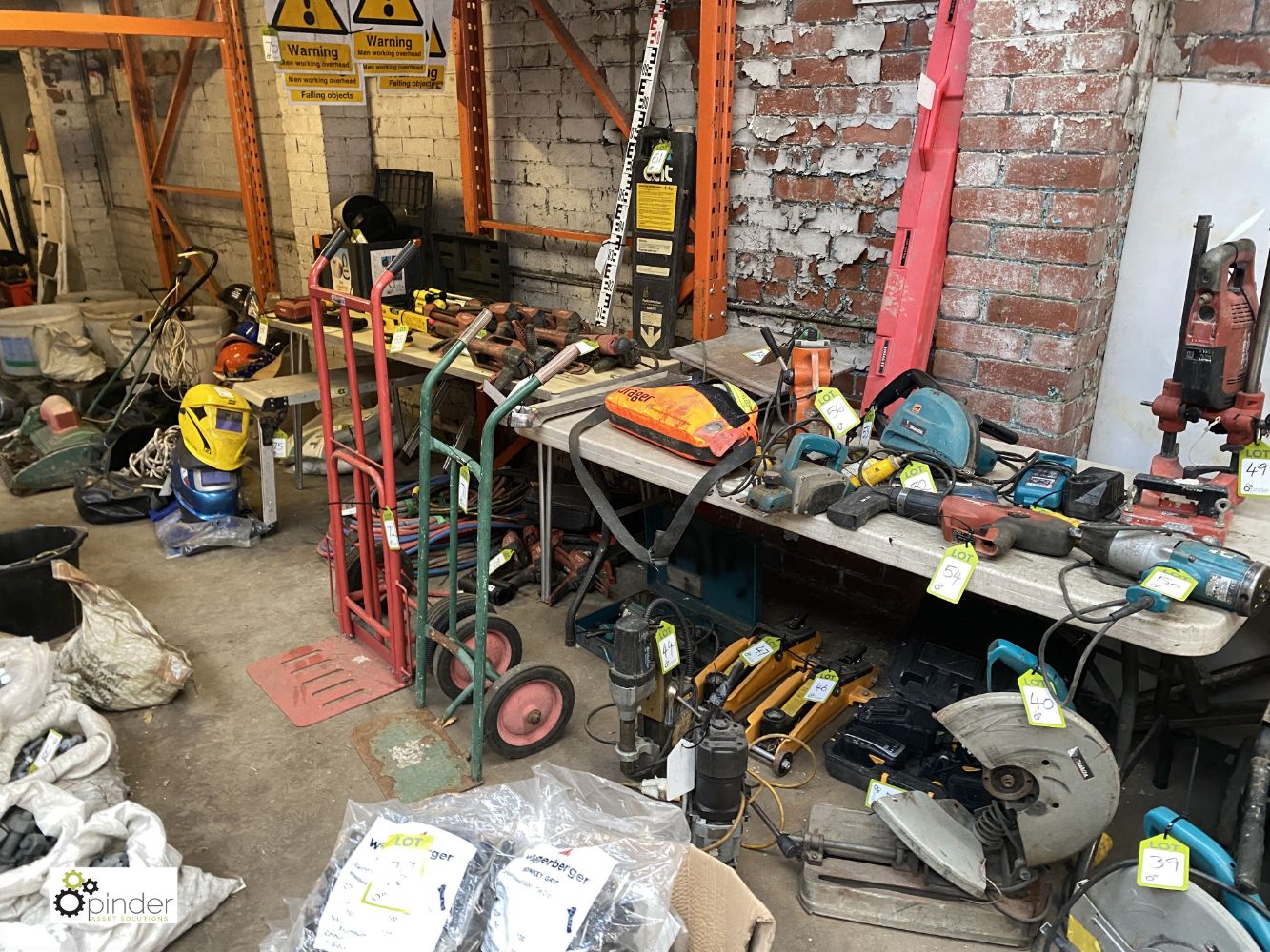 Collective Auction of Electrical Hand Tools, Test and Survey Equipment, Hilti Drill Bits, Lifting and Mezzanine Floor