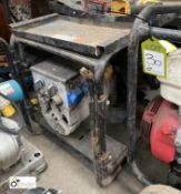 Stephill mobile Petrol Generator, with 2 x 110volt output, 2 x 240volt output (spares or repairs)
